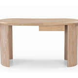 Liang & Eimil Lluna Desk – Brushed Natural American White Oak