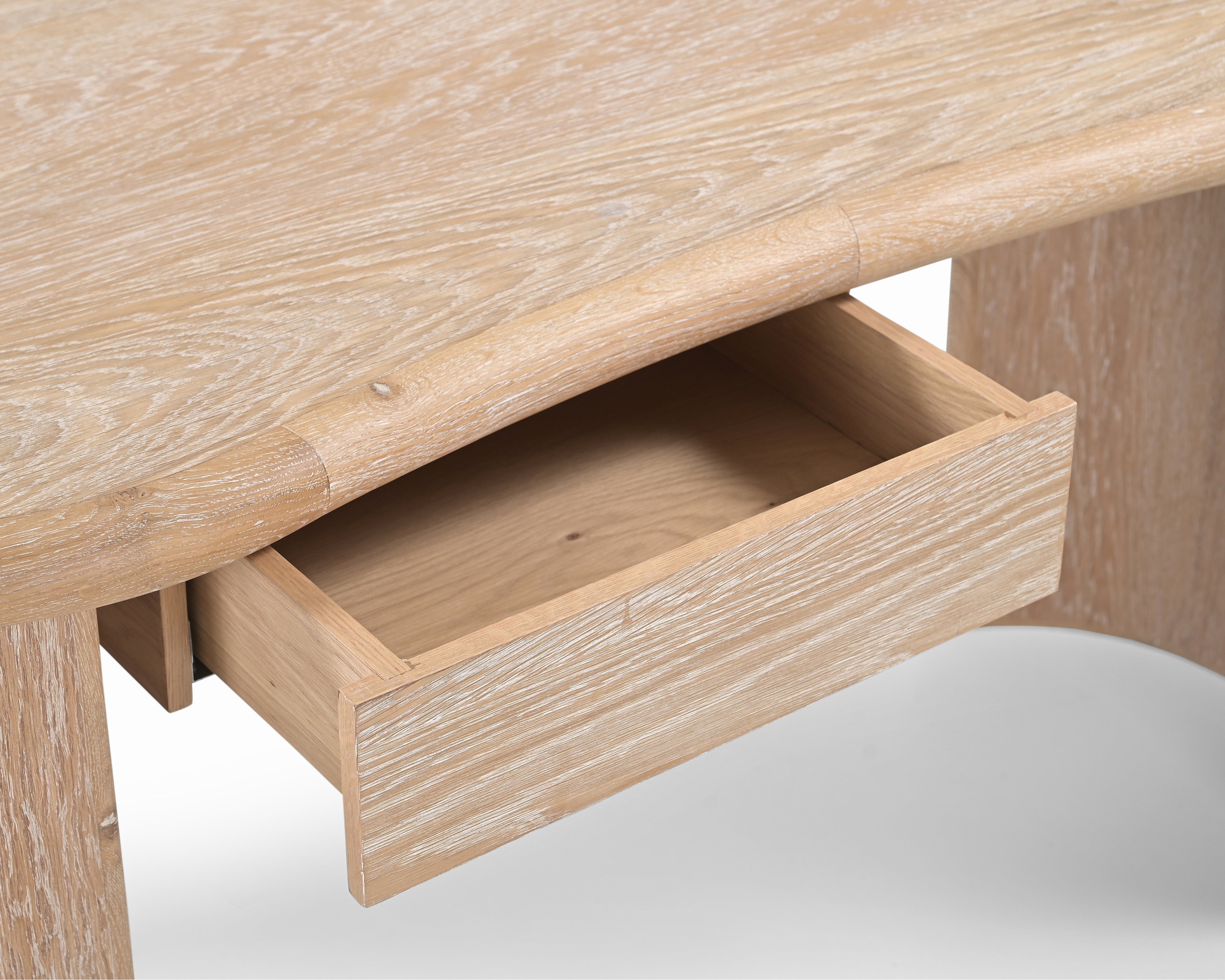 Liang & Eimil Lluna Desk – Brushed Natural American White Oak