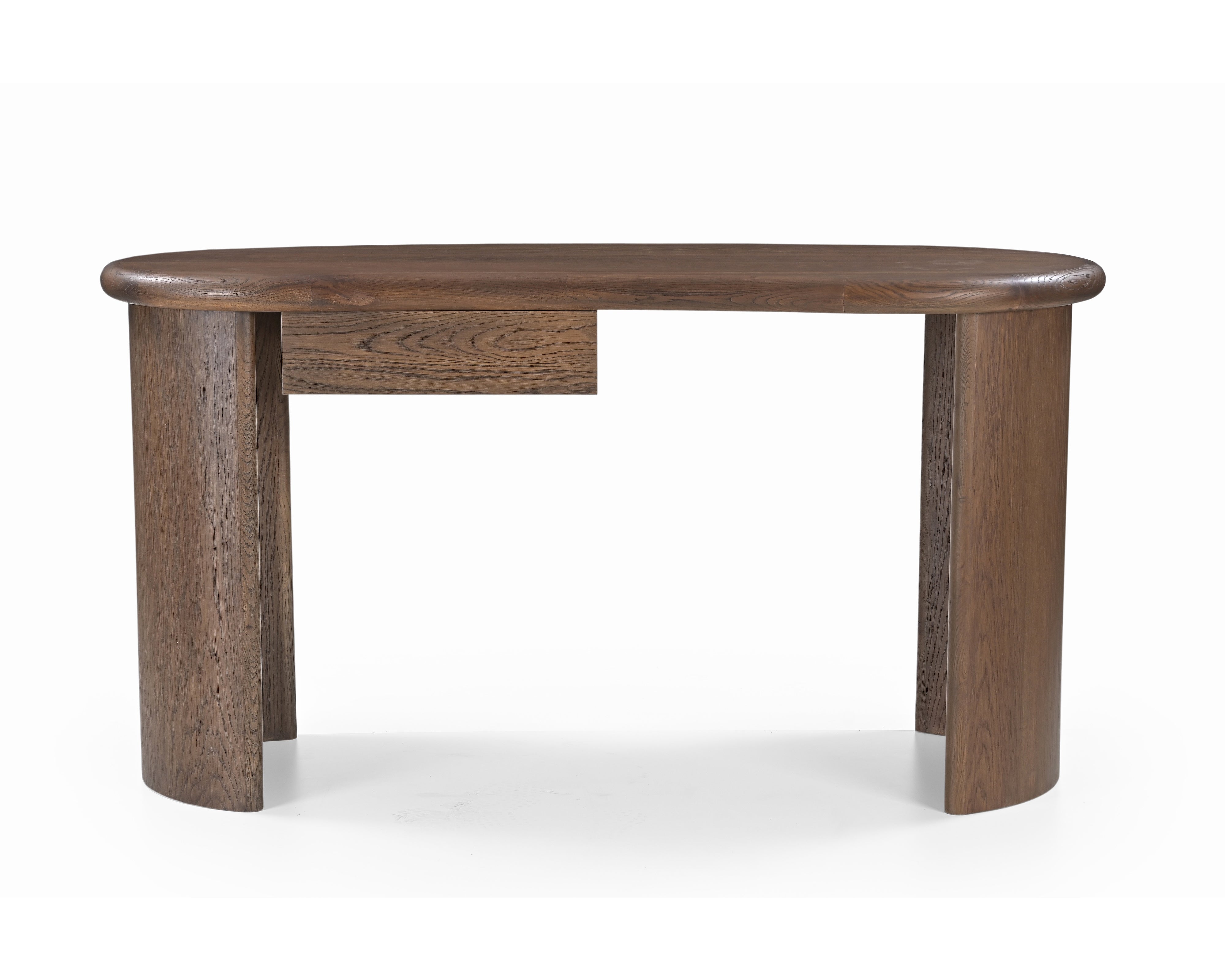 Liang & Eimil Lluna Desk – Brushed Mid Brown Oak