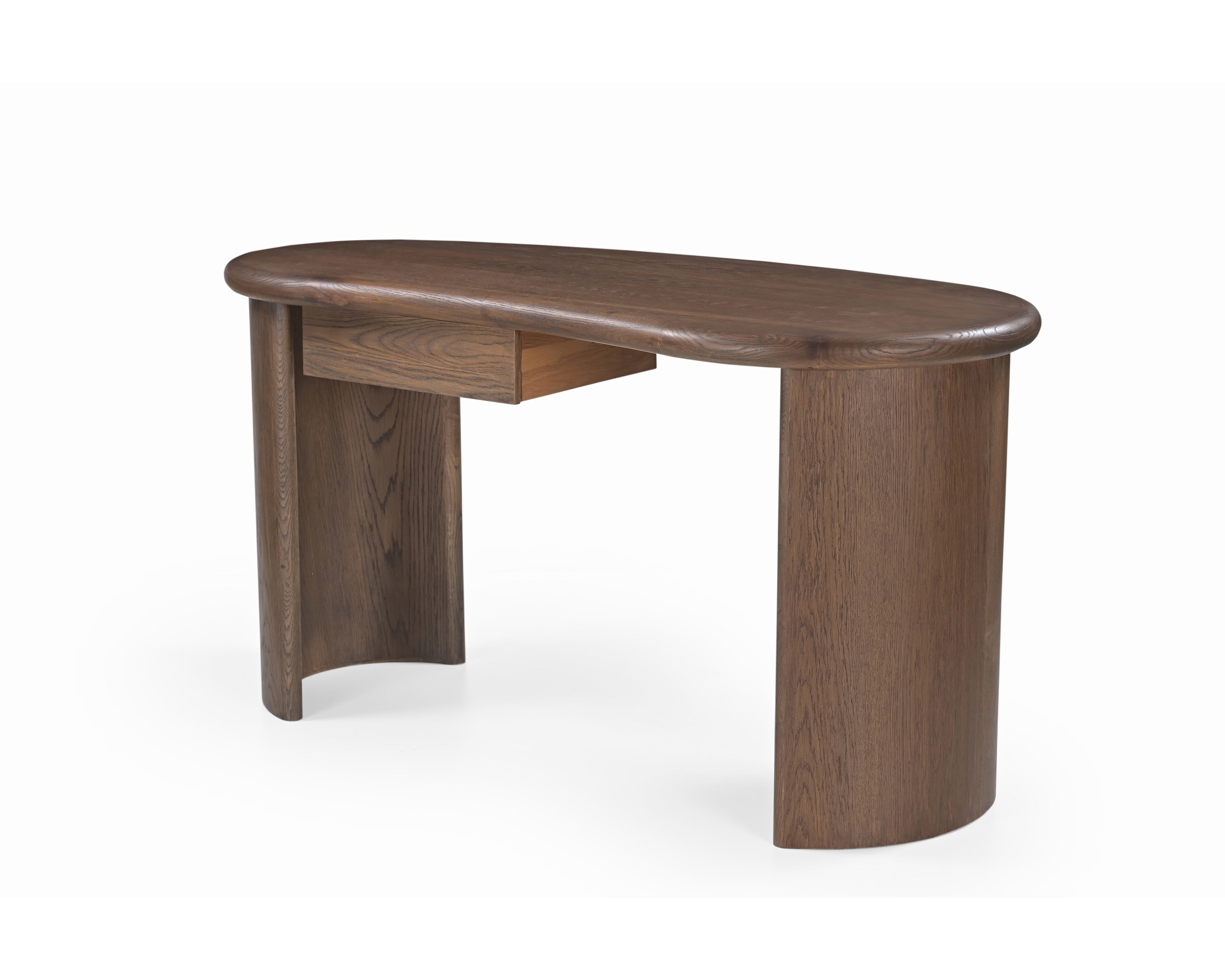 Liang & Eimil Lluna Desk – Brushed Mid Brown Oak