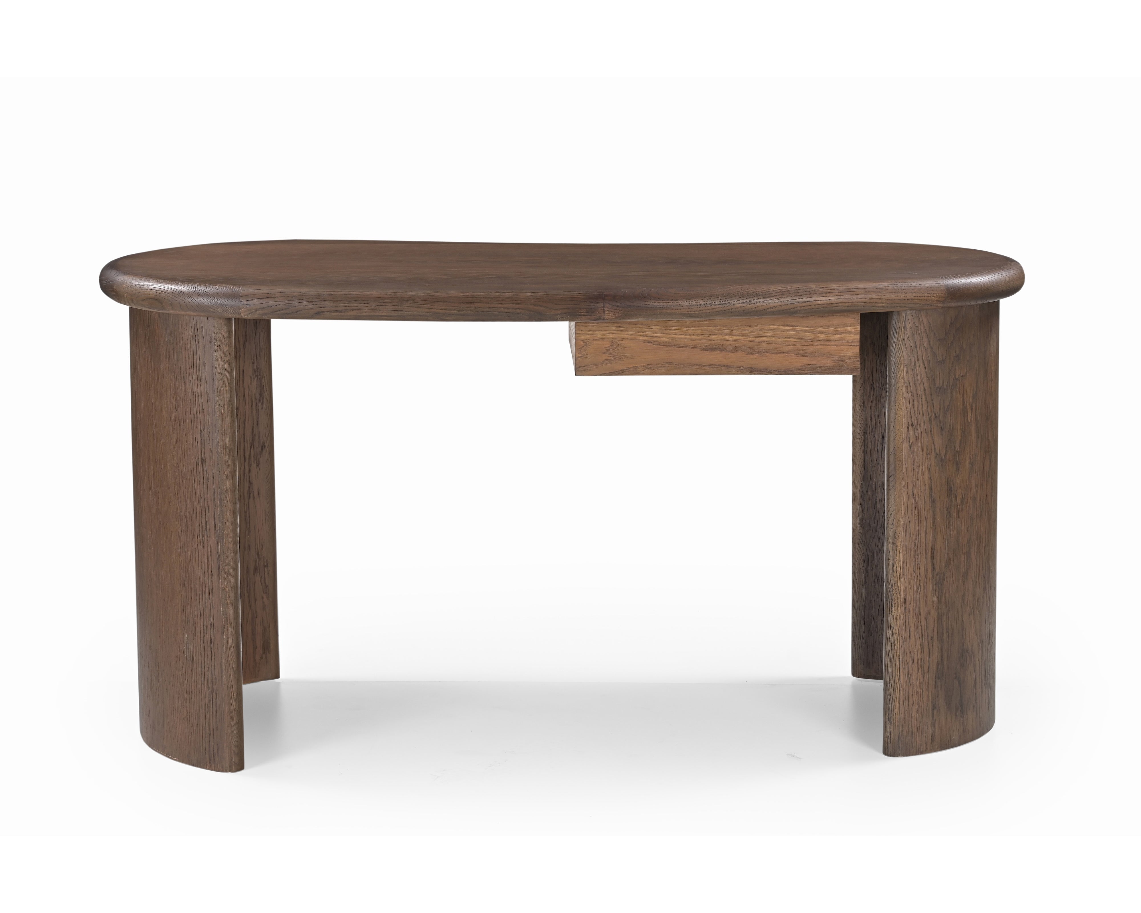 Liang & Eimil Lluna Desk – Brushed Mid Brown Oak