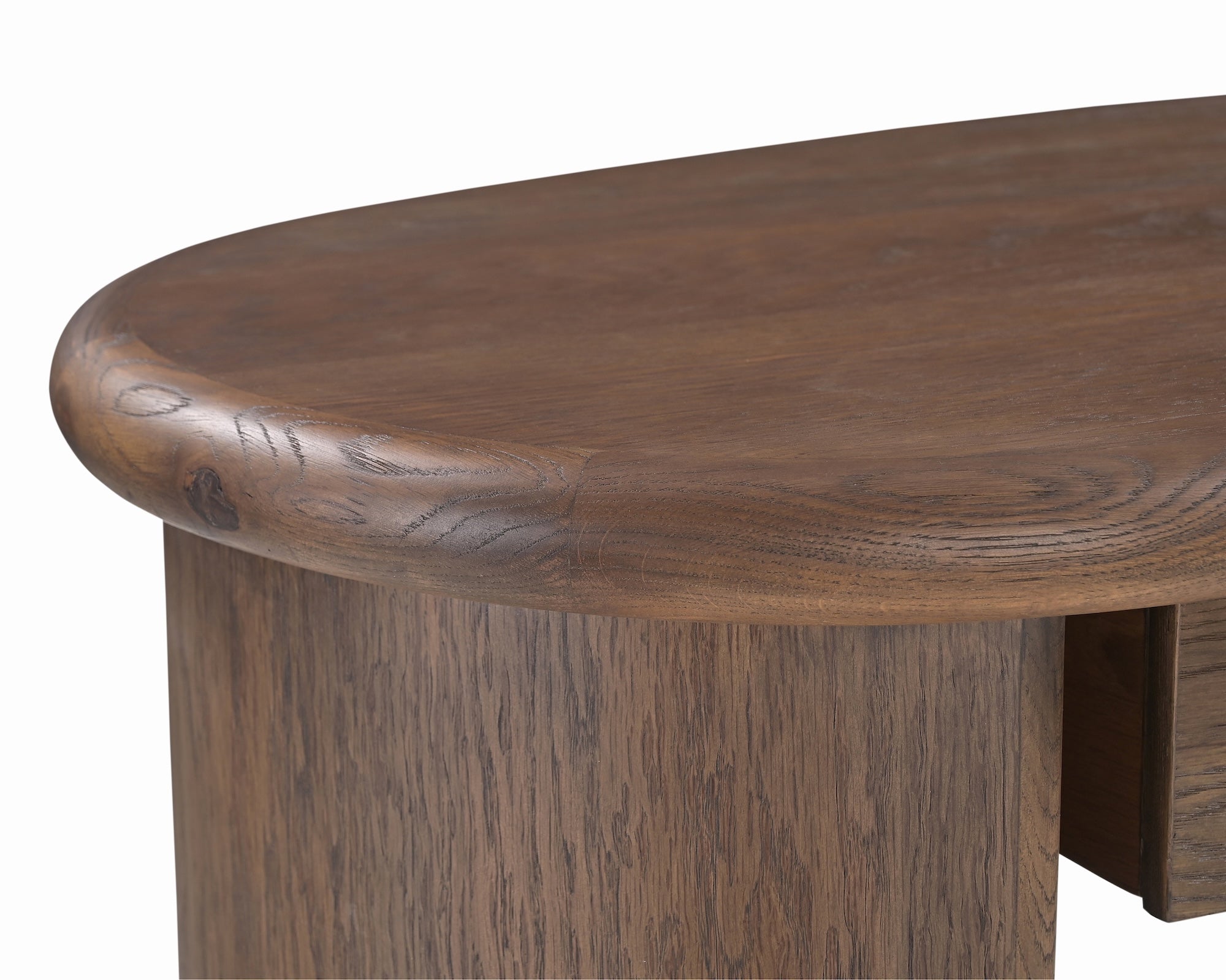 Liang & Eimil Lluna Desk – Brushed Mid Brown Oak