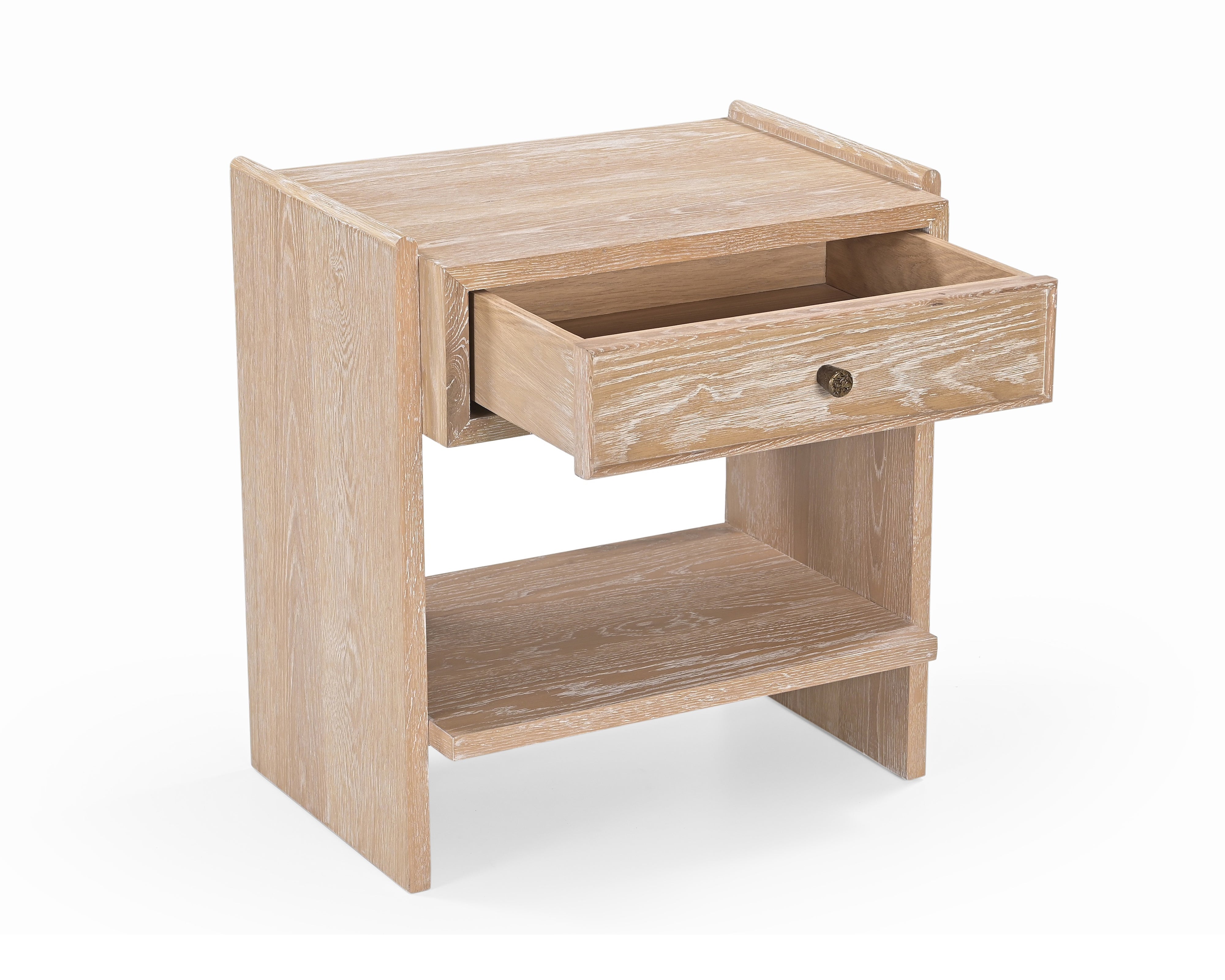 Liang & Eimil Trive Bedside Table – Brushed Natural American White Oak