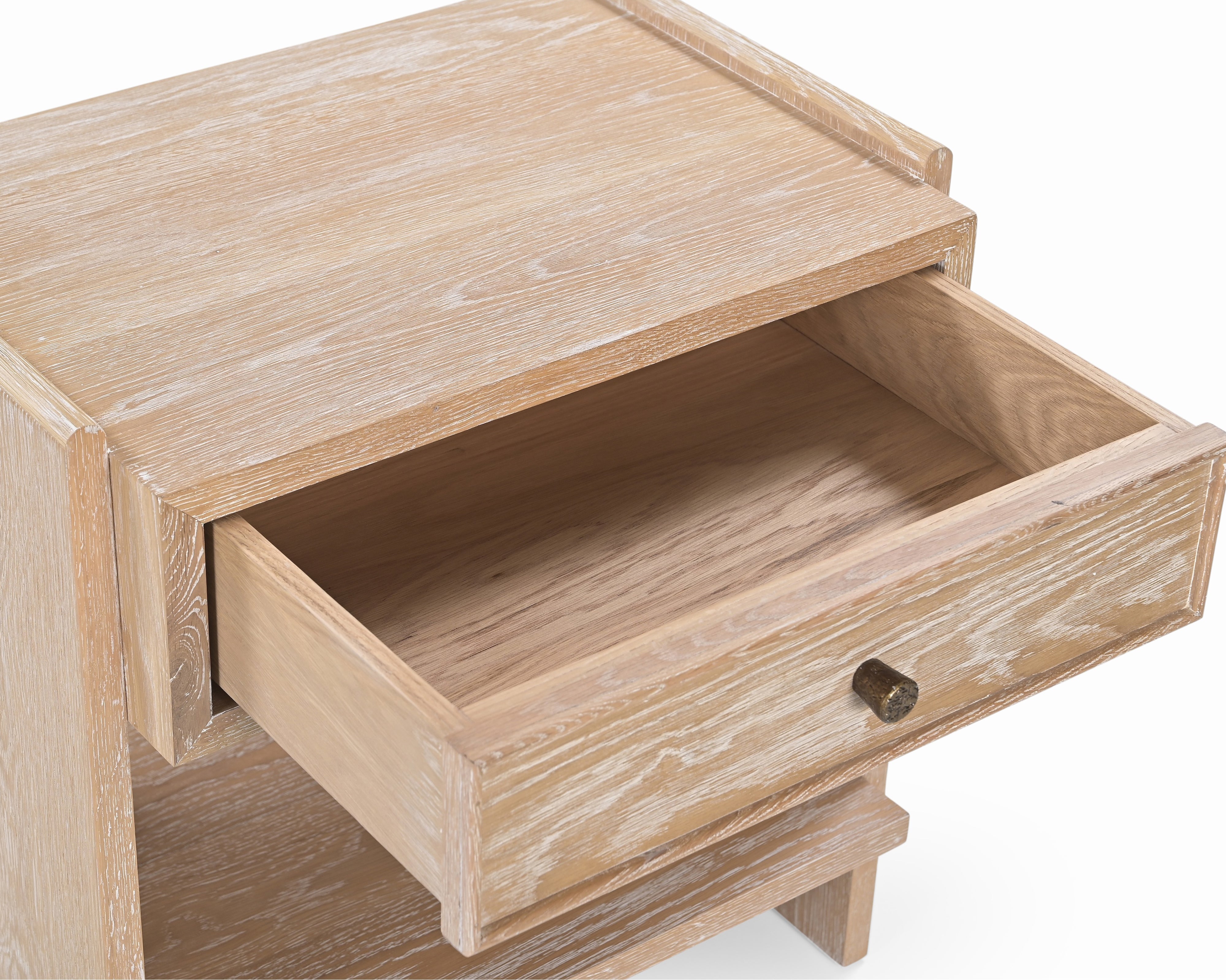 Liang & Eimil Trive Bedside Table – Brushed Natural American White Oak