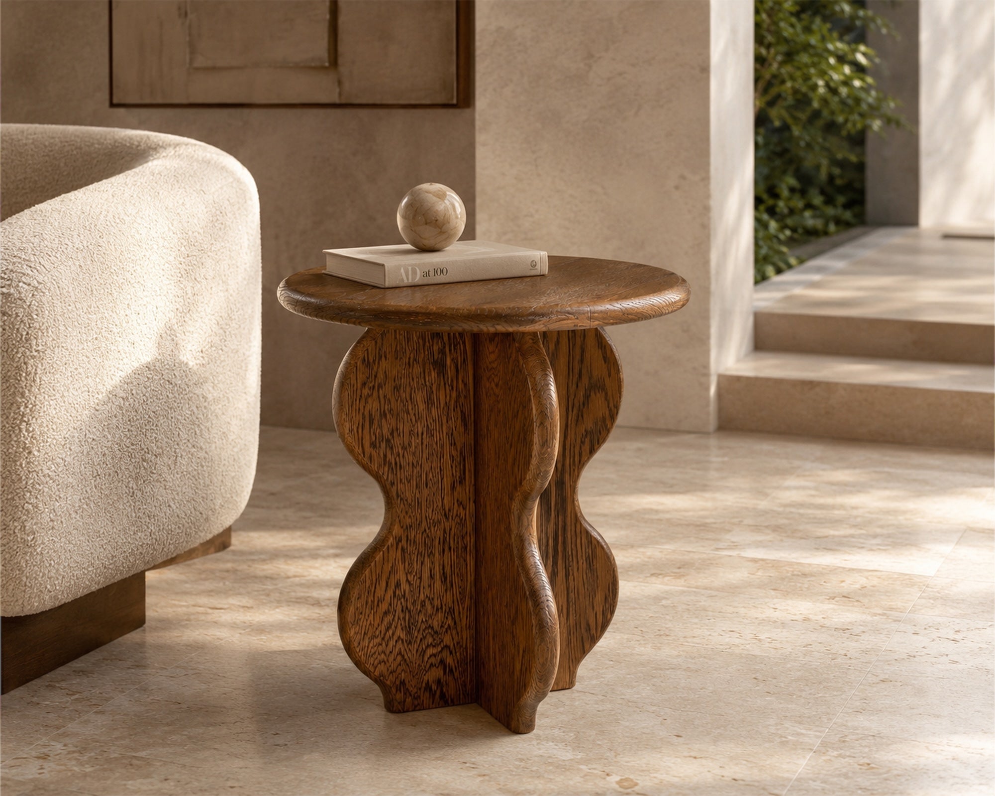 Liang & Eimil Oltok Side Table – Brushed Mid Brown Oak