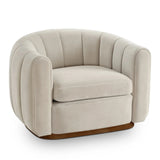 Liang & Eimil Arles Occasional Chair – Melbourne Stone Velvet