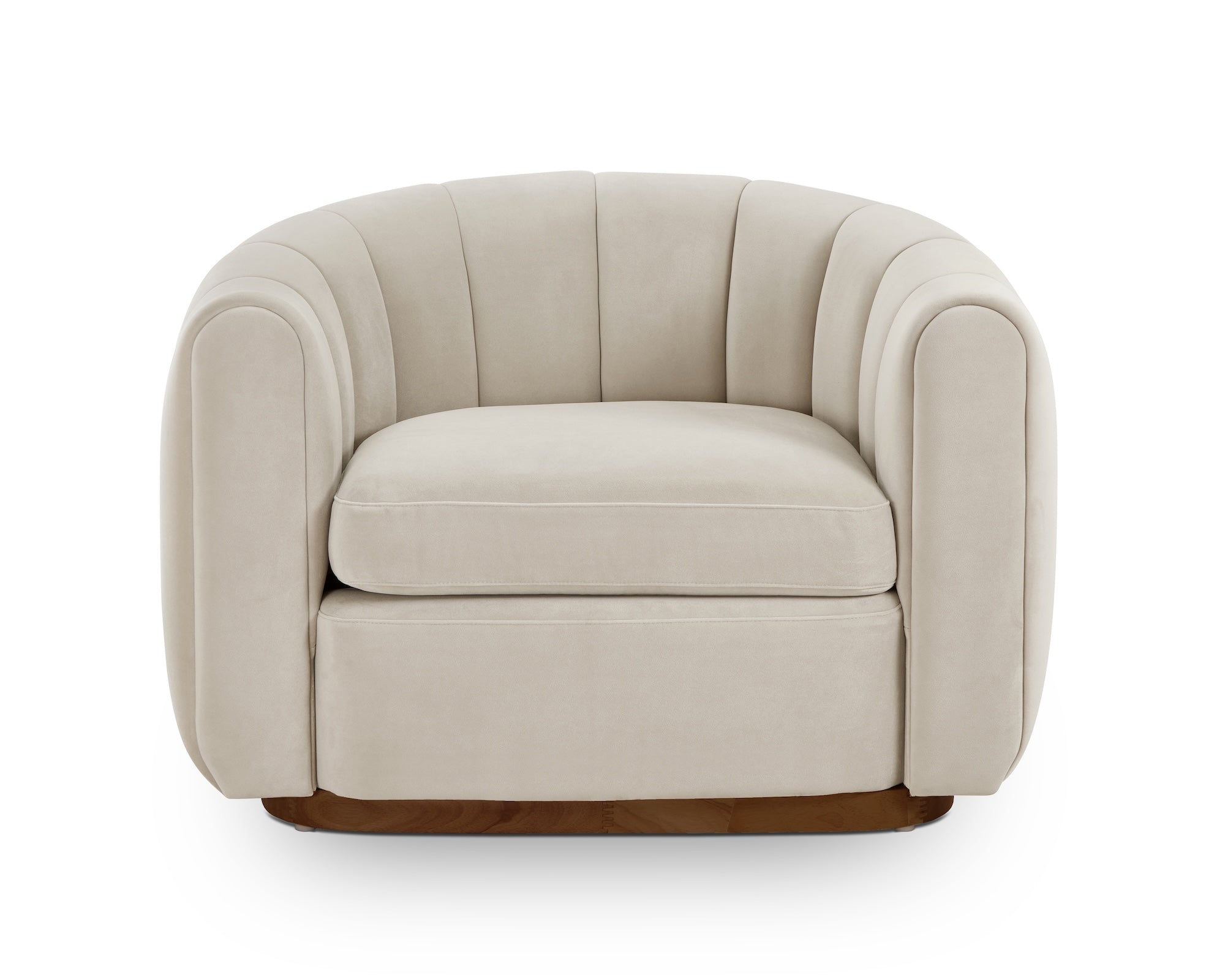 Liang & Eimil Arles Occasional Chair – Melbourne Stone Velvet