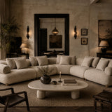 Liang & Eimil Cotto Modular Sofa – Middle One Seater Module – Amalfy Taupe Chenille