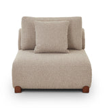 Liang & Eimil Cotto Modular Sofa – Middle One Seater Module – Amalfy Taupe Chenille