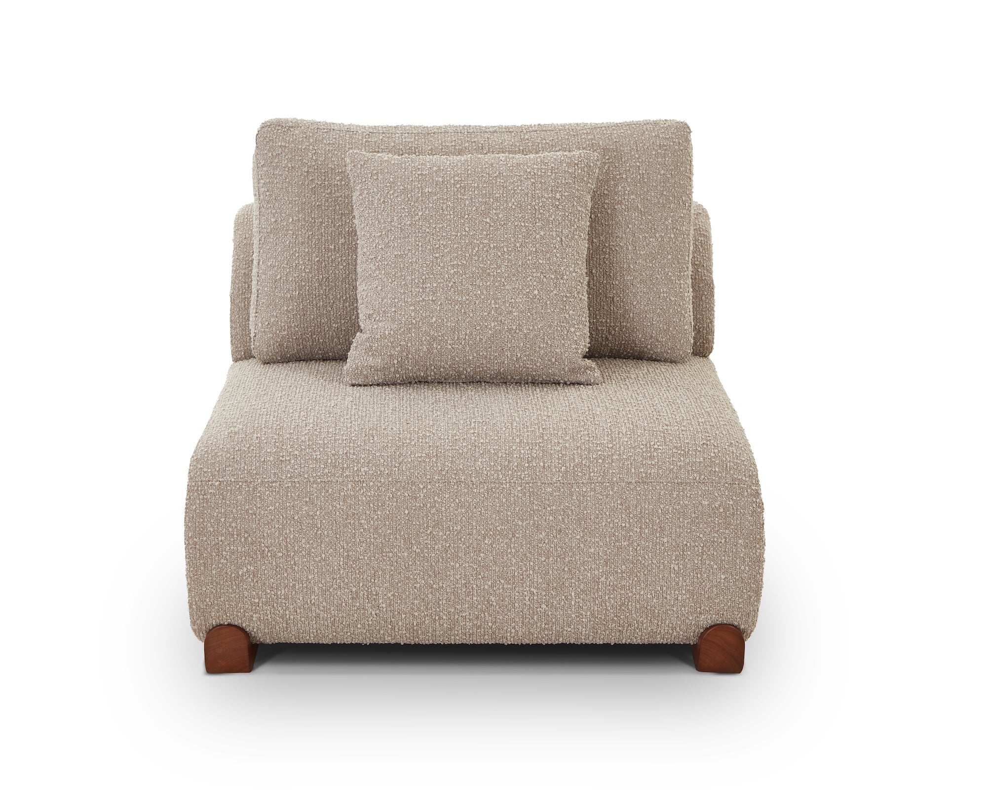 Liang & Eimil Cotto Modular Sofa – Middle One Seater Module – Amalfy Taupe Chenille