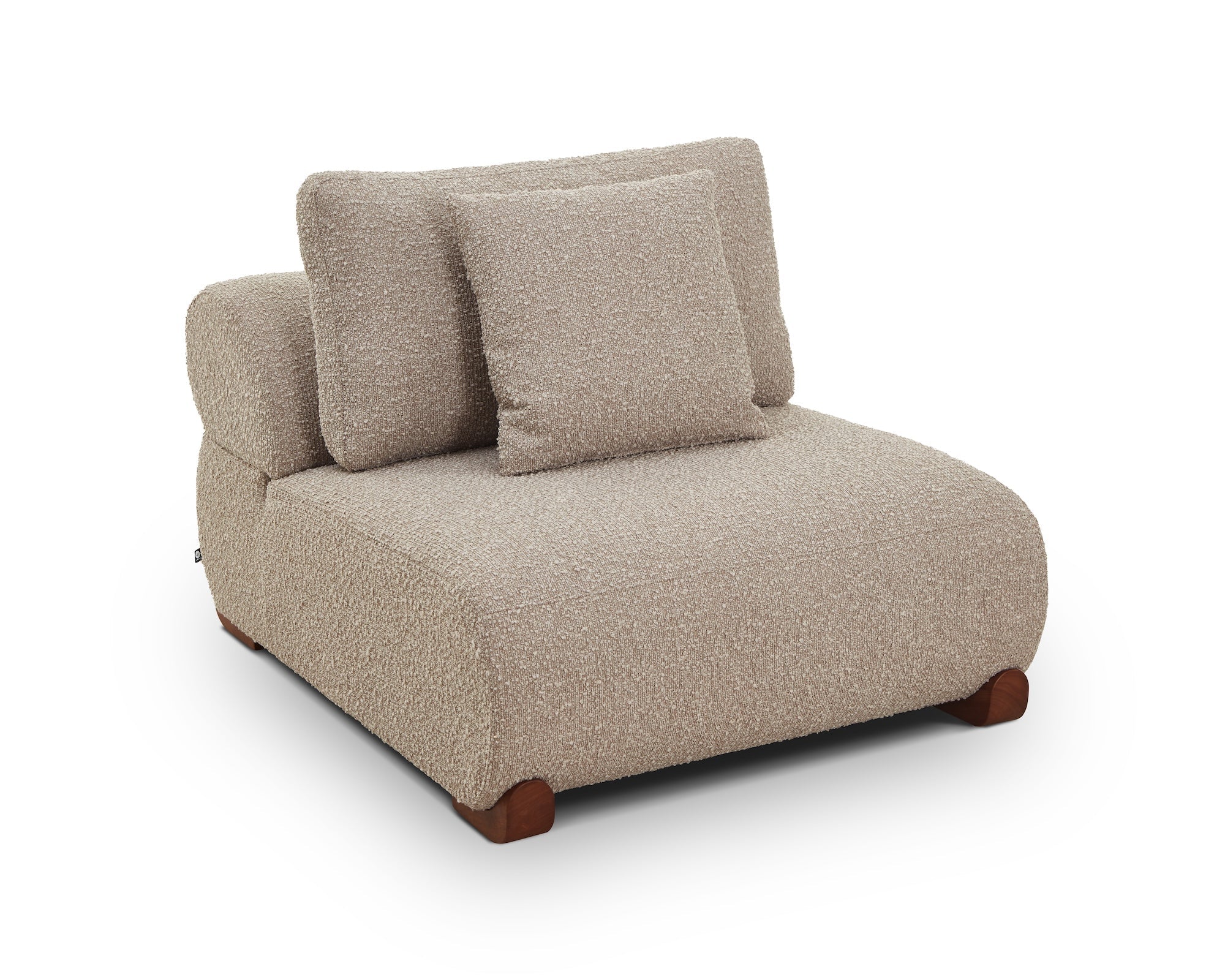 Liang & Eimil Cotto Modular Sofa – Middle One Seater Module – Amalfy Taupe Chenille