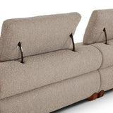 Liang & Eimil Cotto Modular Sofa – Middle One Seater Module – Amalfy Taupe Chenille