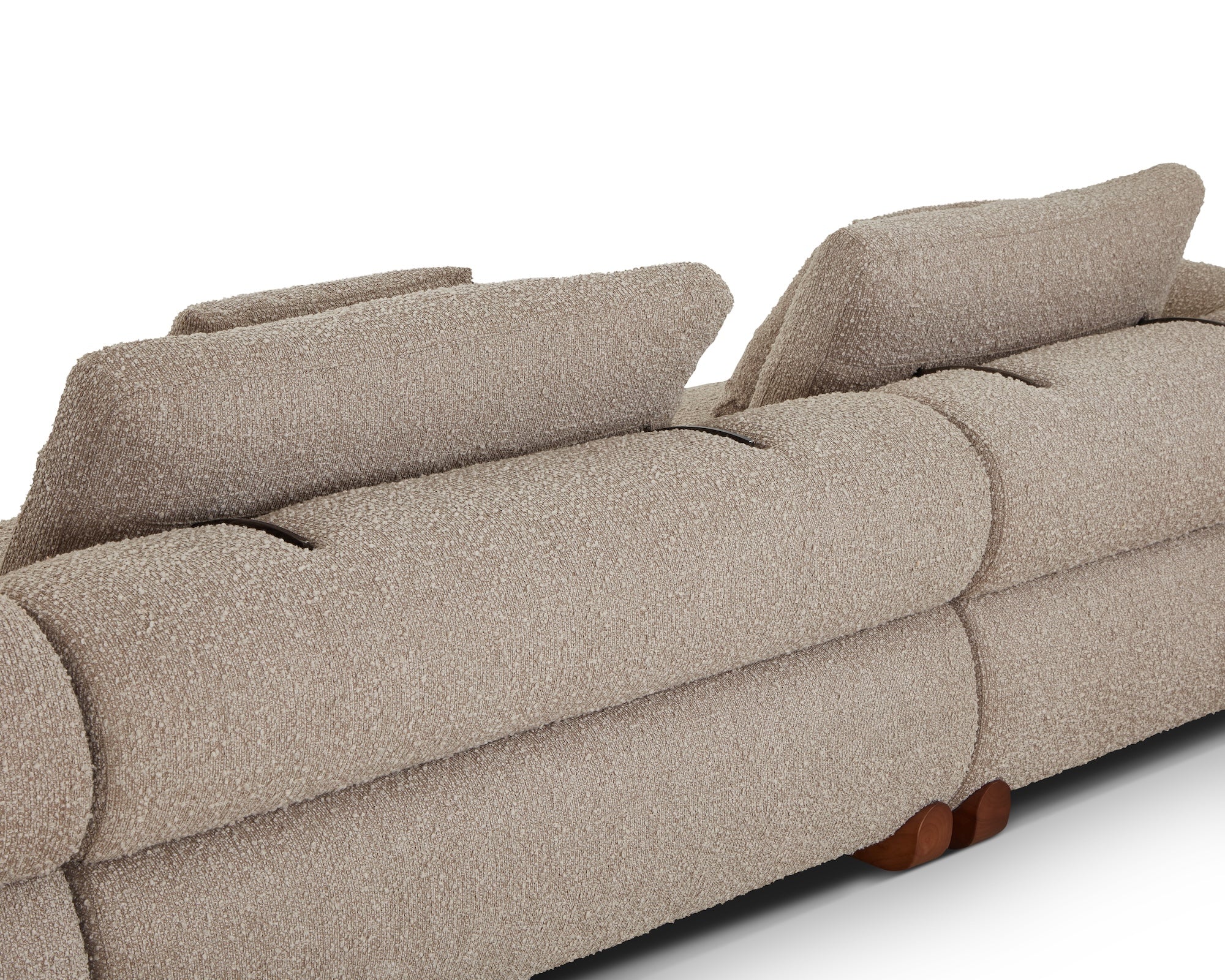 Liang & Eimil Cotto Modular Sofa – Middle One Seater Module – Amalfy Taupe Chenille
