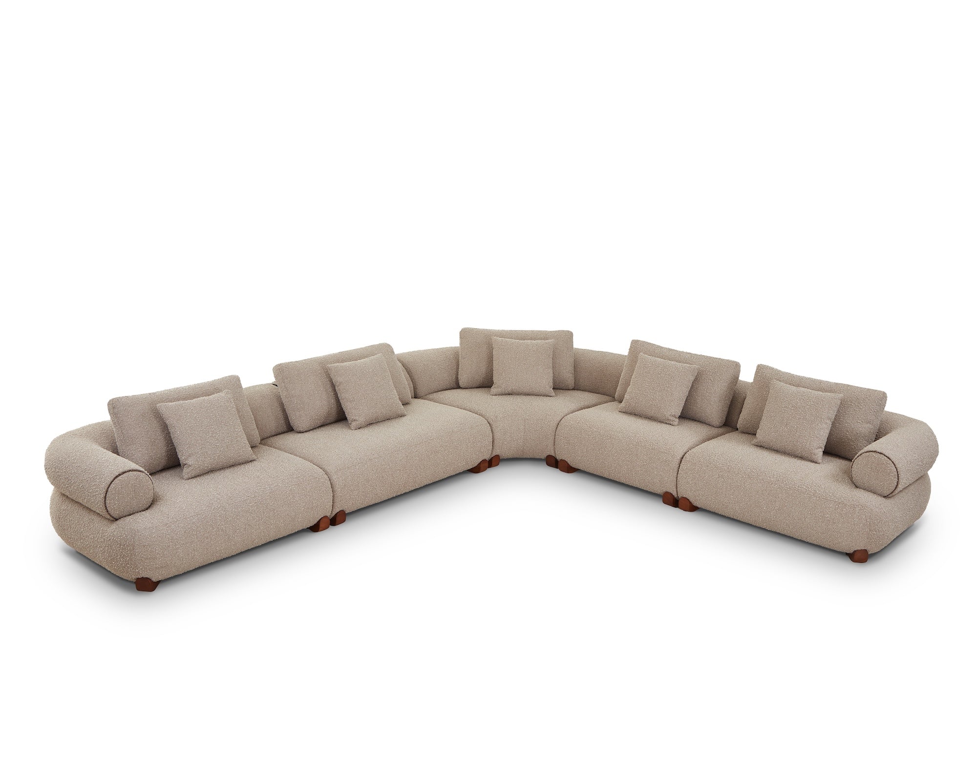 Liang & Eimil Cotto Modular Sofa – Right-hand Module – Amalfy Taupe Chenille