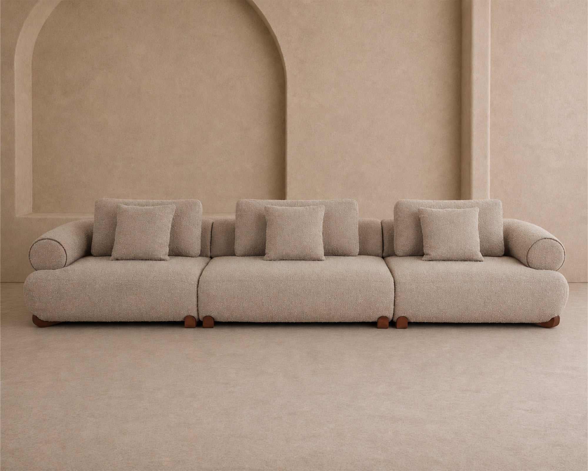 Liang & Eimil Cotto Modular Sofa – Right-hand Module – Amalfy Taupe Chenille