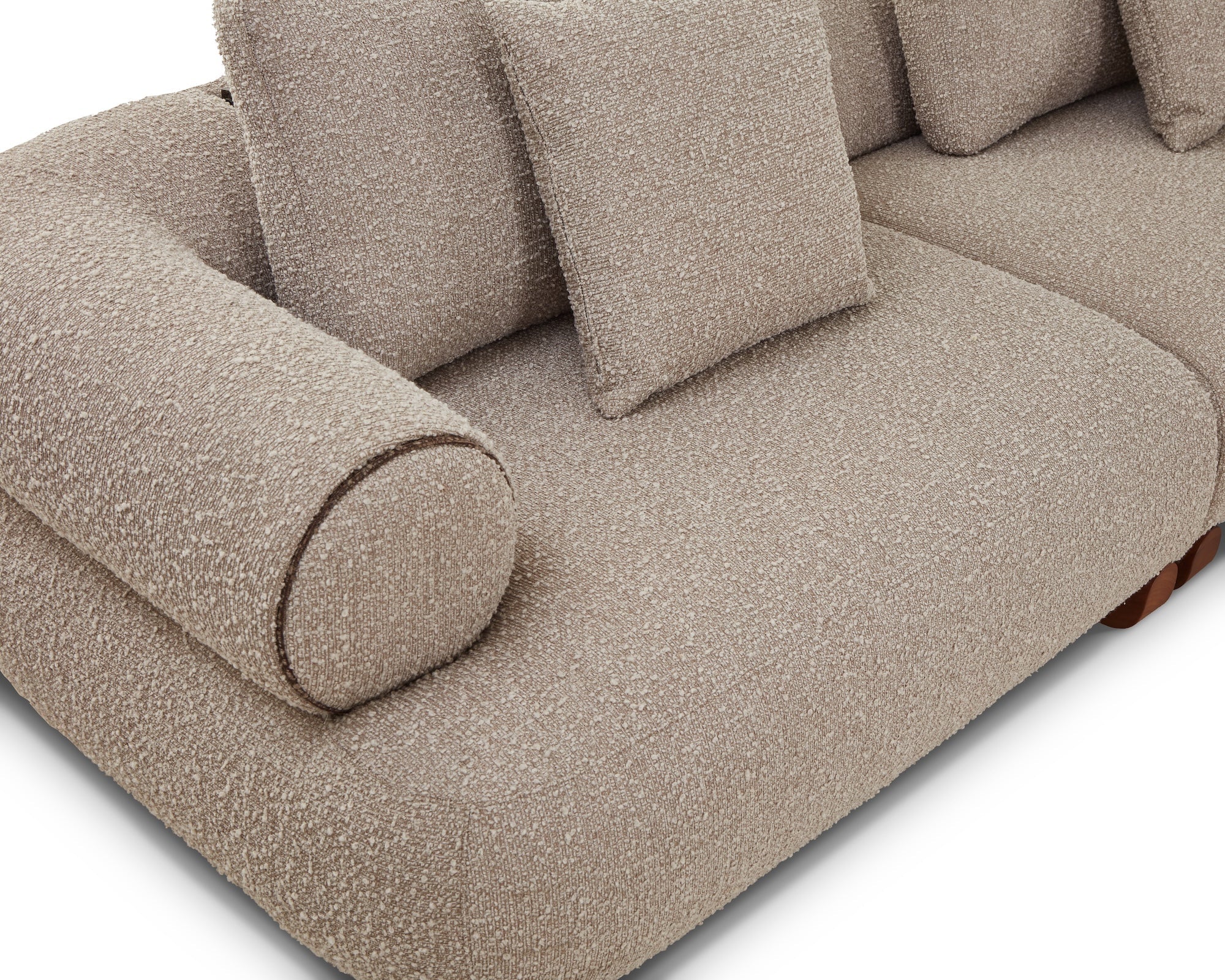 Liang & Eimil Cotto Modular Sofa – Right-hand Module – Amalfy Taupe Chenille