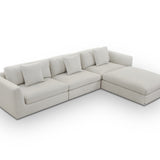 Liang & Eimil Nuova Modular Sofa – Ottoman Module – Capella Ivory