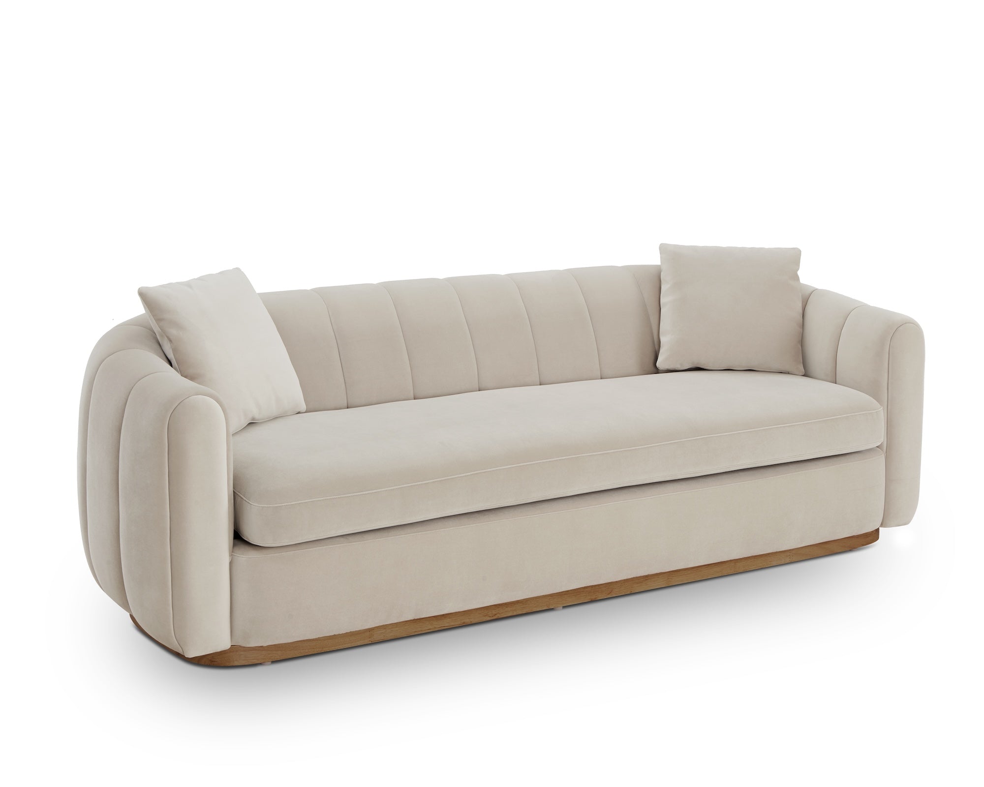 Liang & Eimil Arles 3 Seater Sofa – Melbourne Stone Velvet