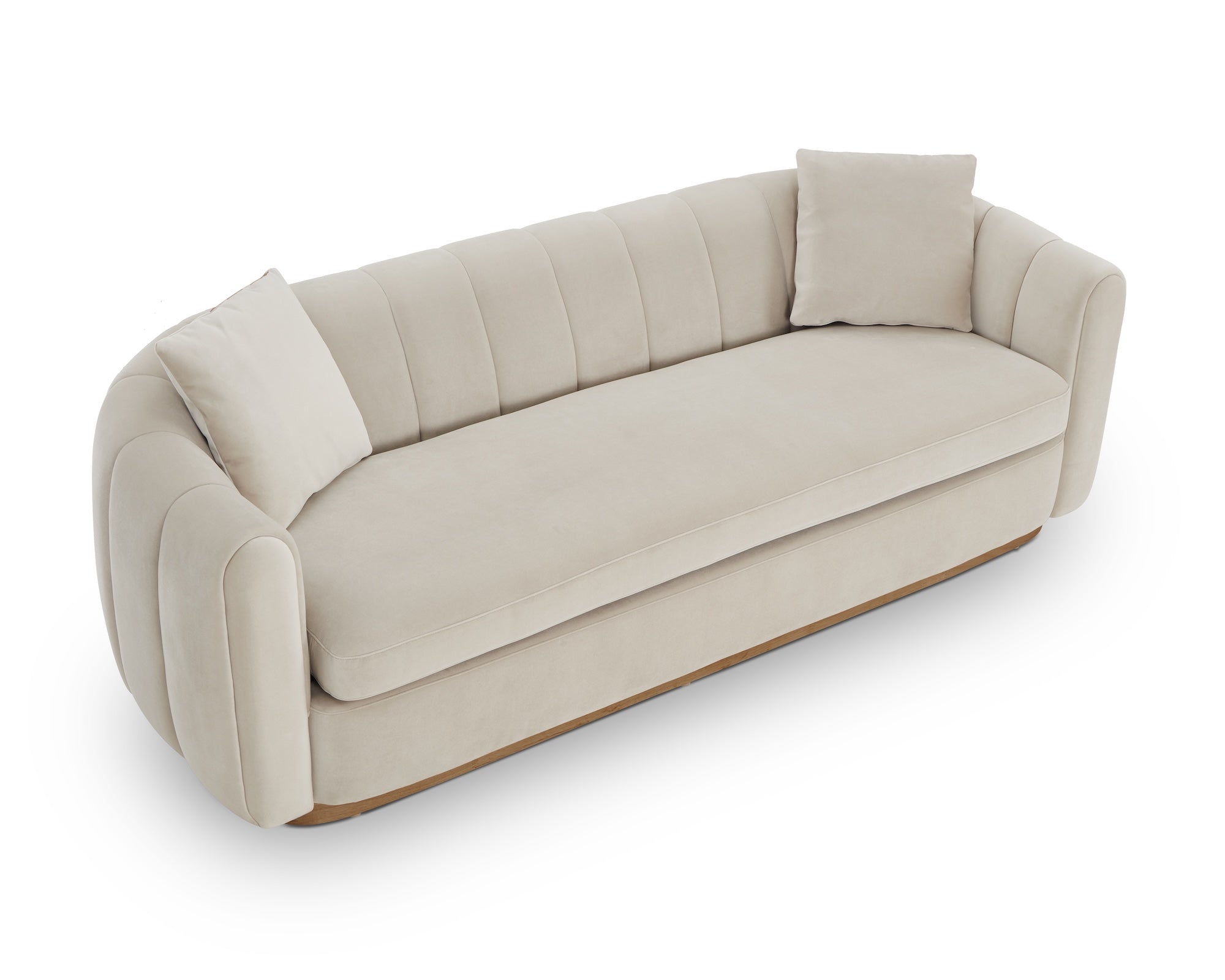 Liang & Eimil Arles 3 Seater Sofa – Melbourne Stone Velvet