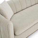 Liang & Eimil Arles 3 Seater Sofa – Melbourne Stone Velvet