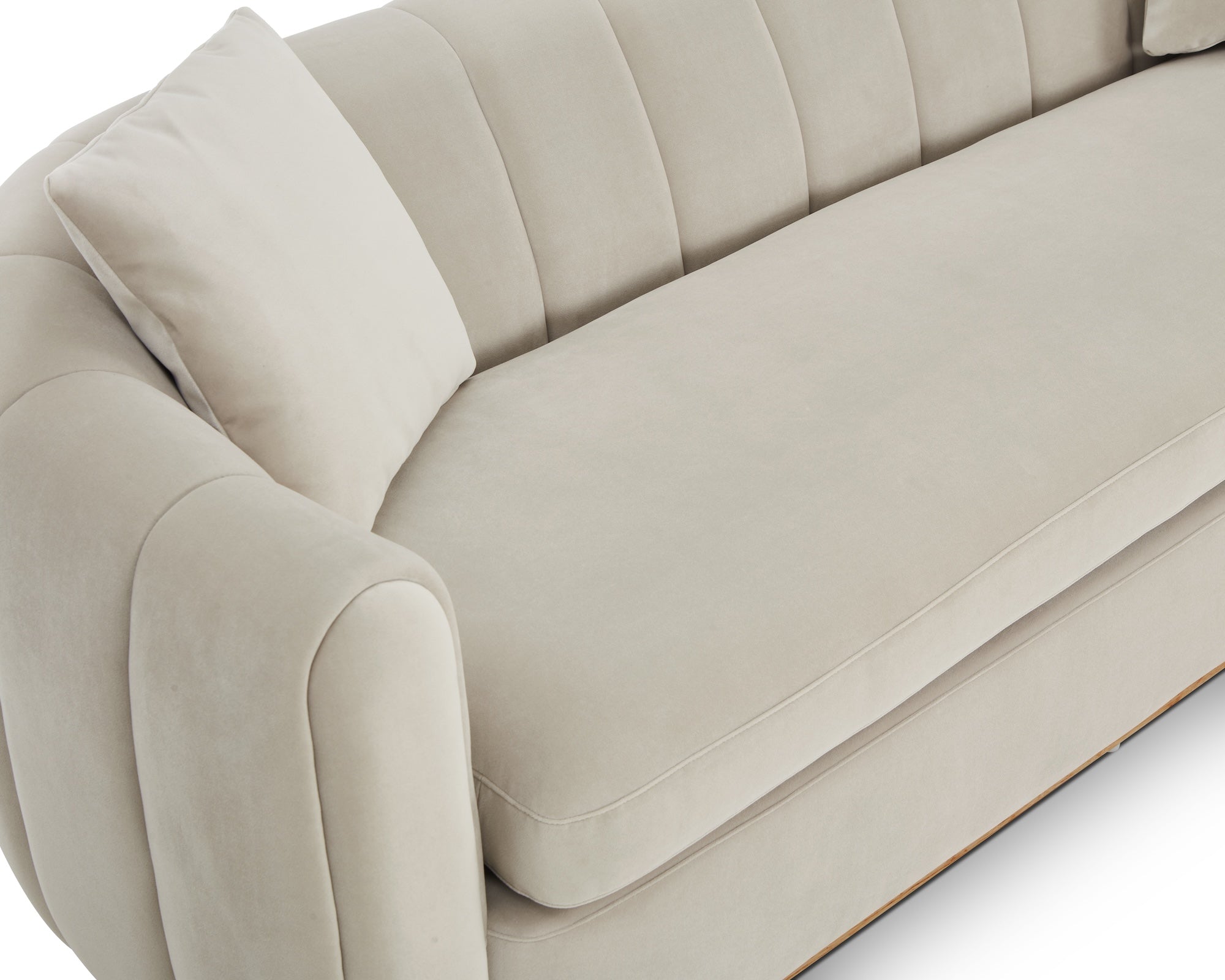 Liang & Eimil Arles 3 Seater Sofa – Melbourne Stone Velvet