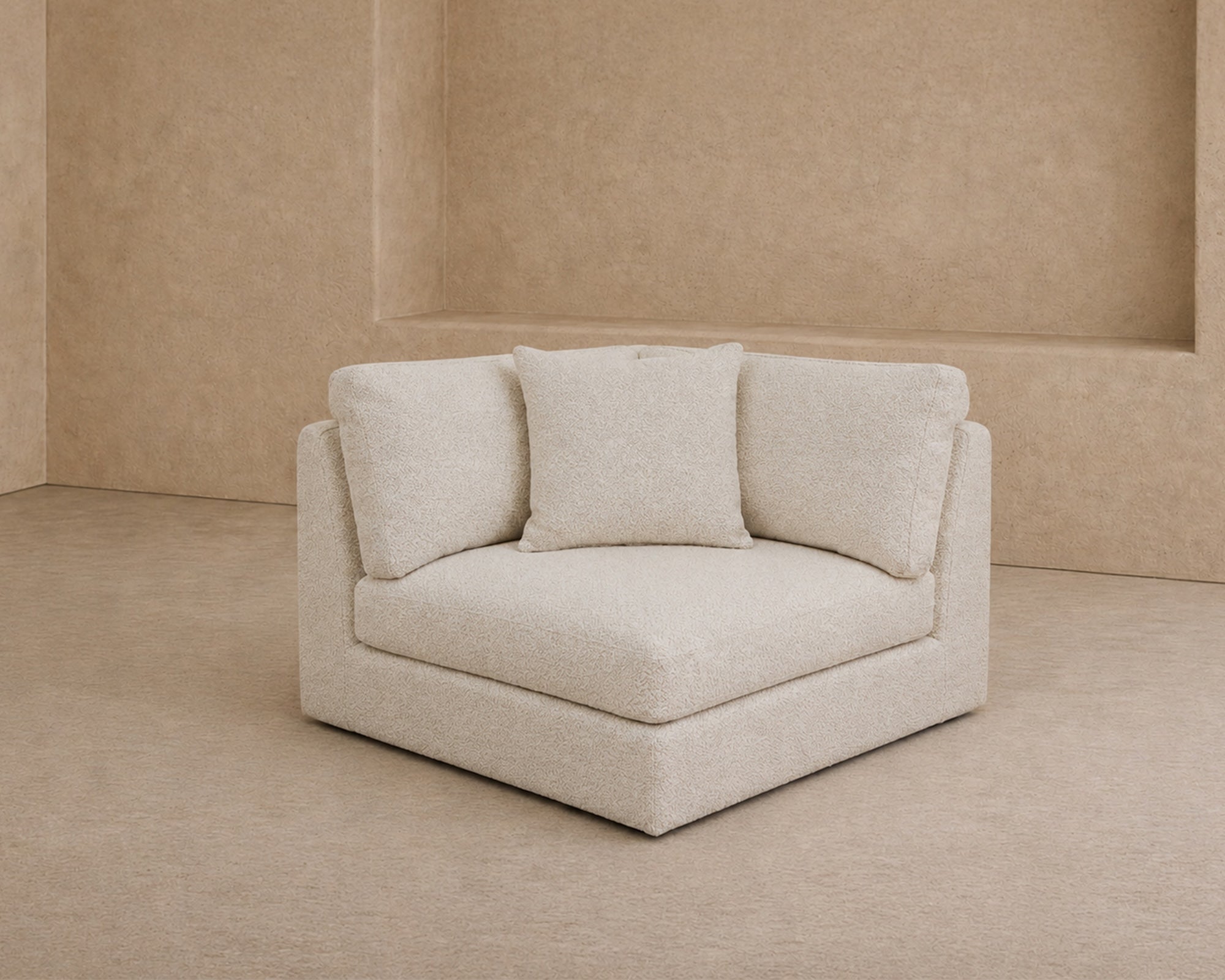 Liang & Eimil Nuova Modular Sofa – Corner Module – Capella Ivory