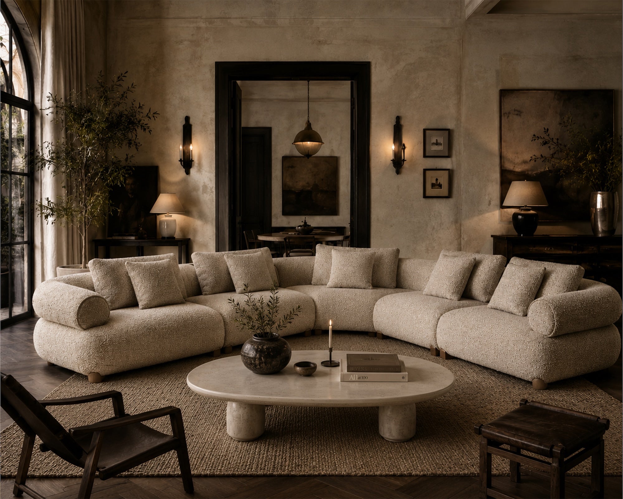 Liang & Eimil Cotto Modular Sofa – Corner Module – Amalfy Taupe Chenille