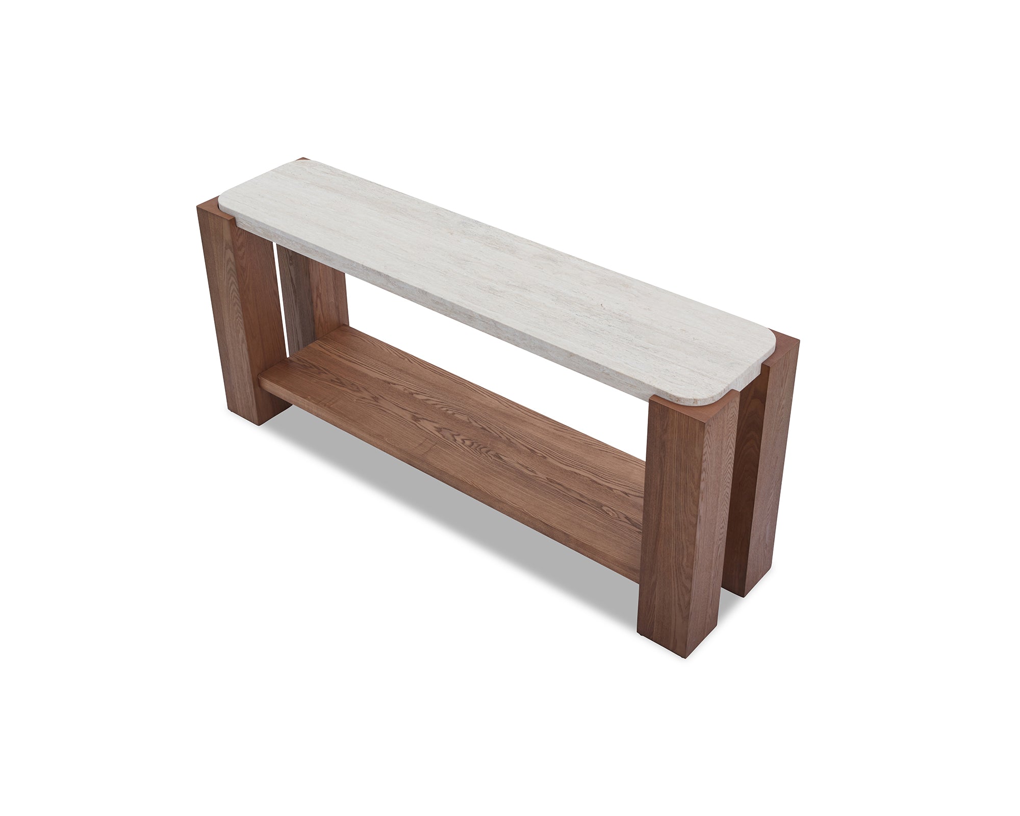 Liang & Eimil Calla Console Table – Beige & Mid Brown