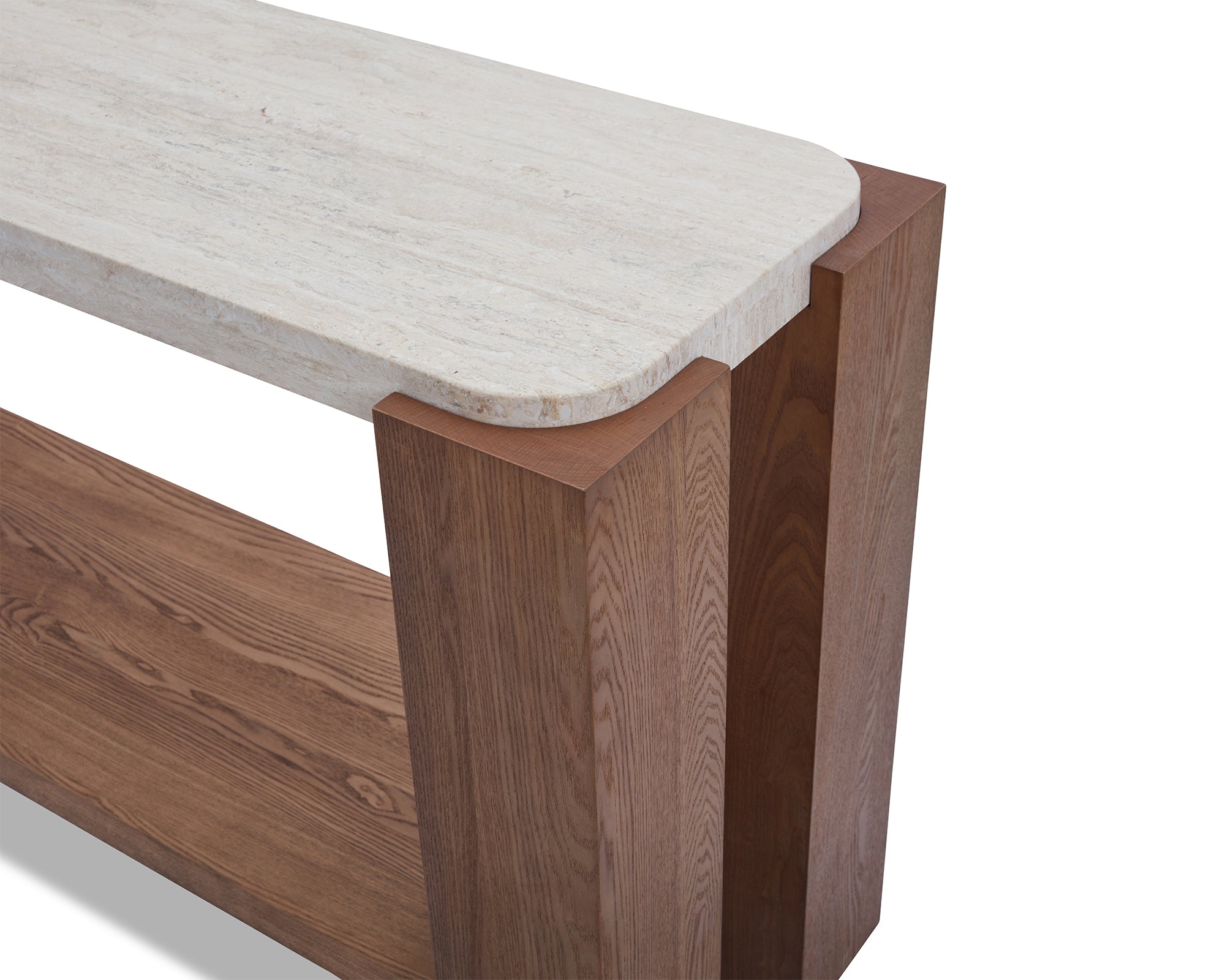 Liang & Eimil Calla Console Table – Beige & Mid Brown