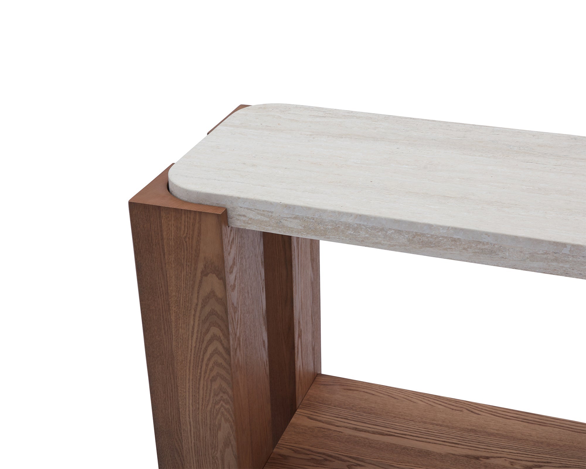 Liang & Eimil Calla Console Table – Beige & Mid Brown