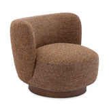 Liang & Eimil Bruno Swivel Occasional Chair – Norfolk Brown & Mid Brown