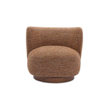Liang & Eimil Bruno Swivel Occasional Chair – Norfolk Brown & Mid Brown