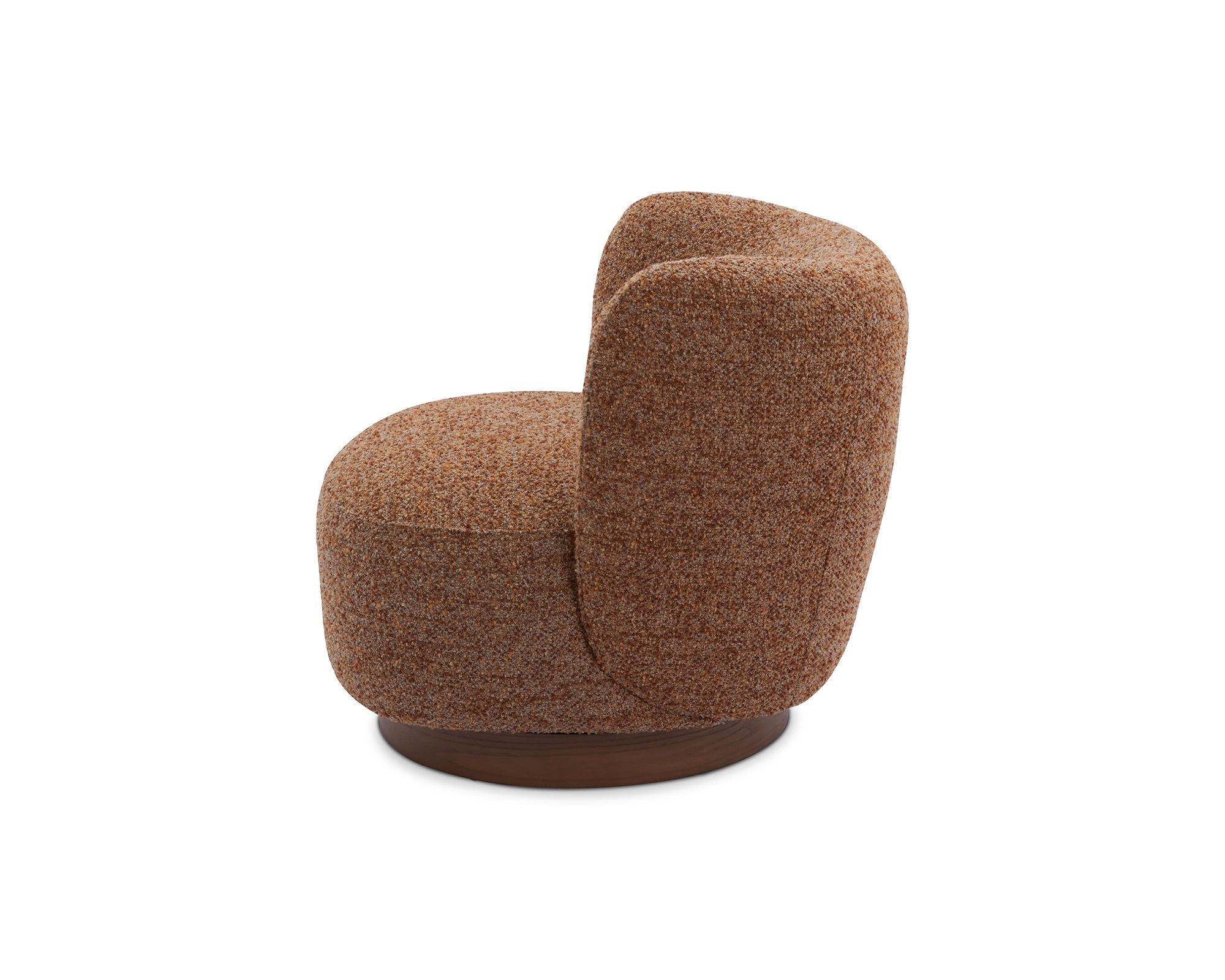 Liang & Eimil Bruno Swivel Occasional Chair – Norfolk Brown & Mid Brown