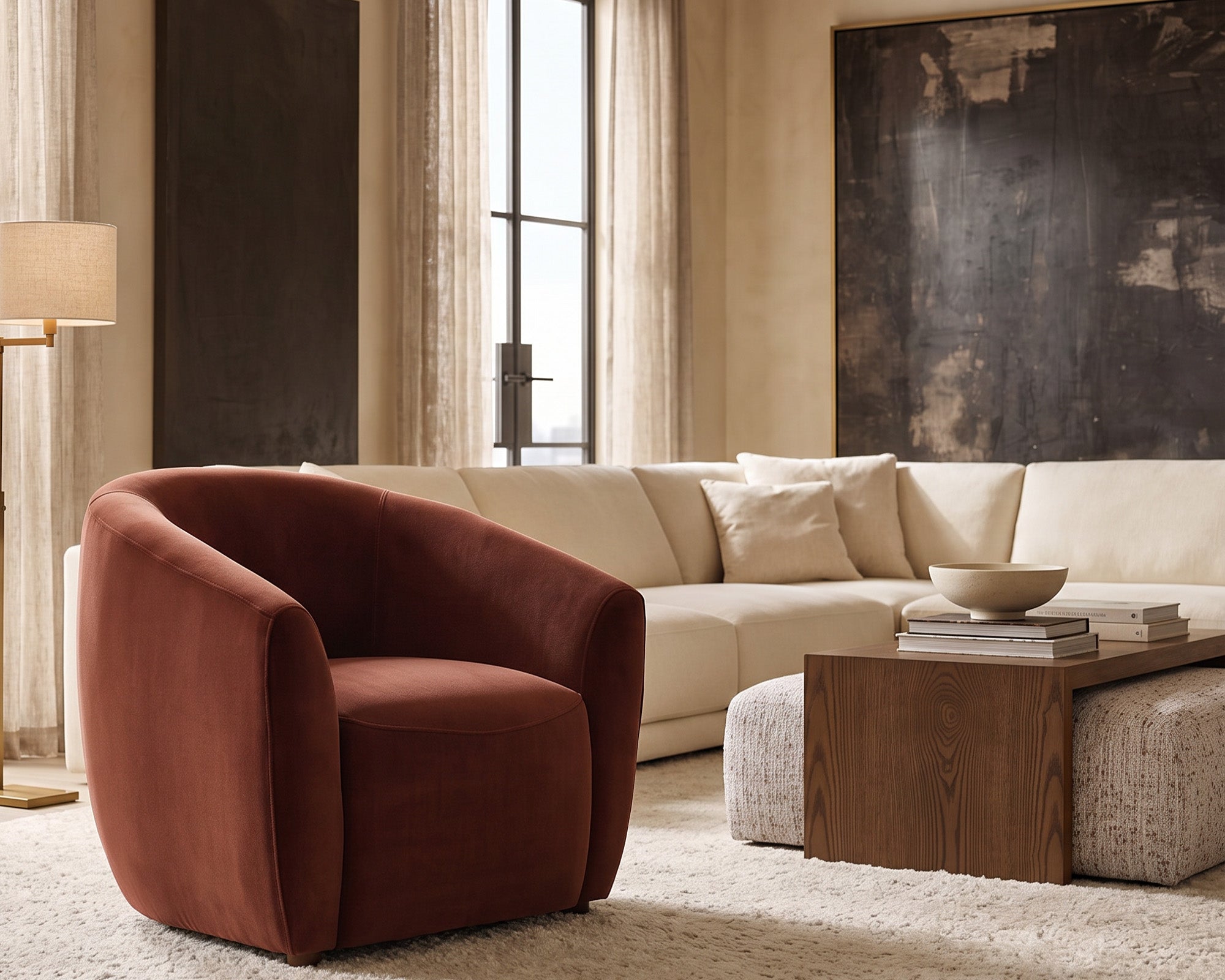 Liang & Eimil Magnus Occasional Chair – Kent Chocolate