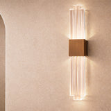 Liang & Eimil Bravura IP44 Wall Light - Acrylic and Brushed Brass