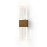 Liang & Eimil Bravura IP44 Wall Light - Acrylic and Brushed Brass