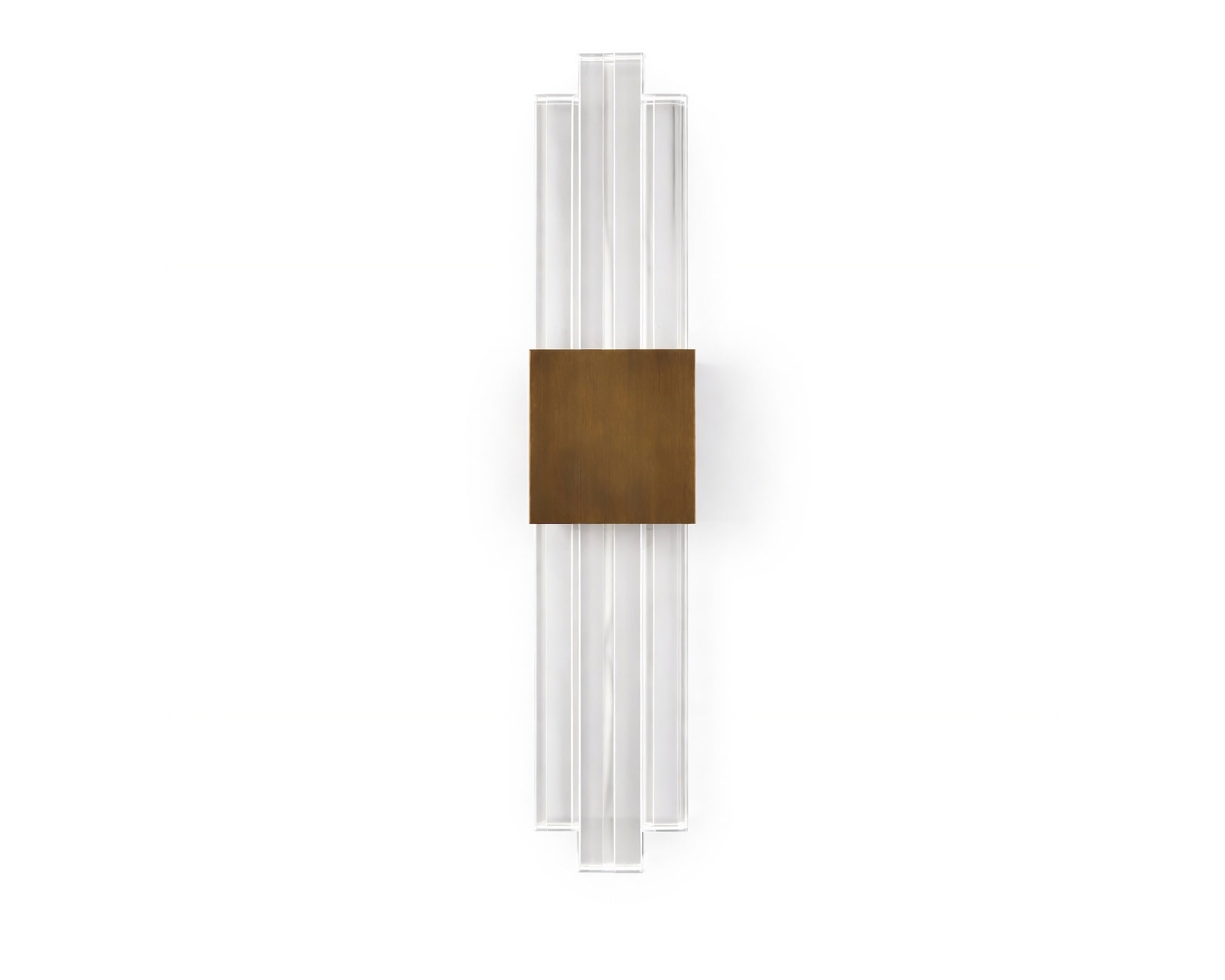 Liang & Eimil Bravura IP44 Wall Light - Acrylic and Brushed Brass