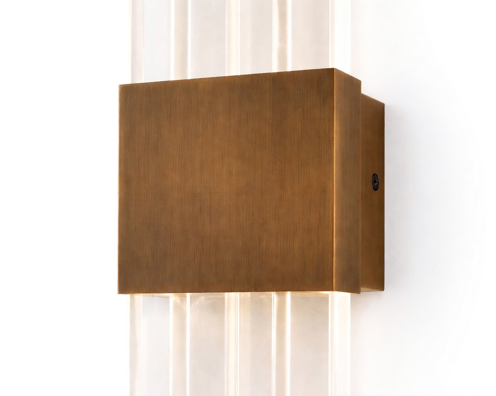 Liang & Eimil Bravura IP44 Wall Light - Acrylic and Brushed Brass