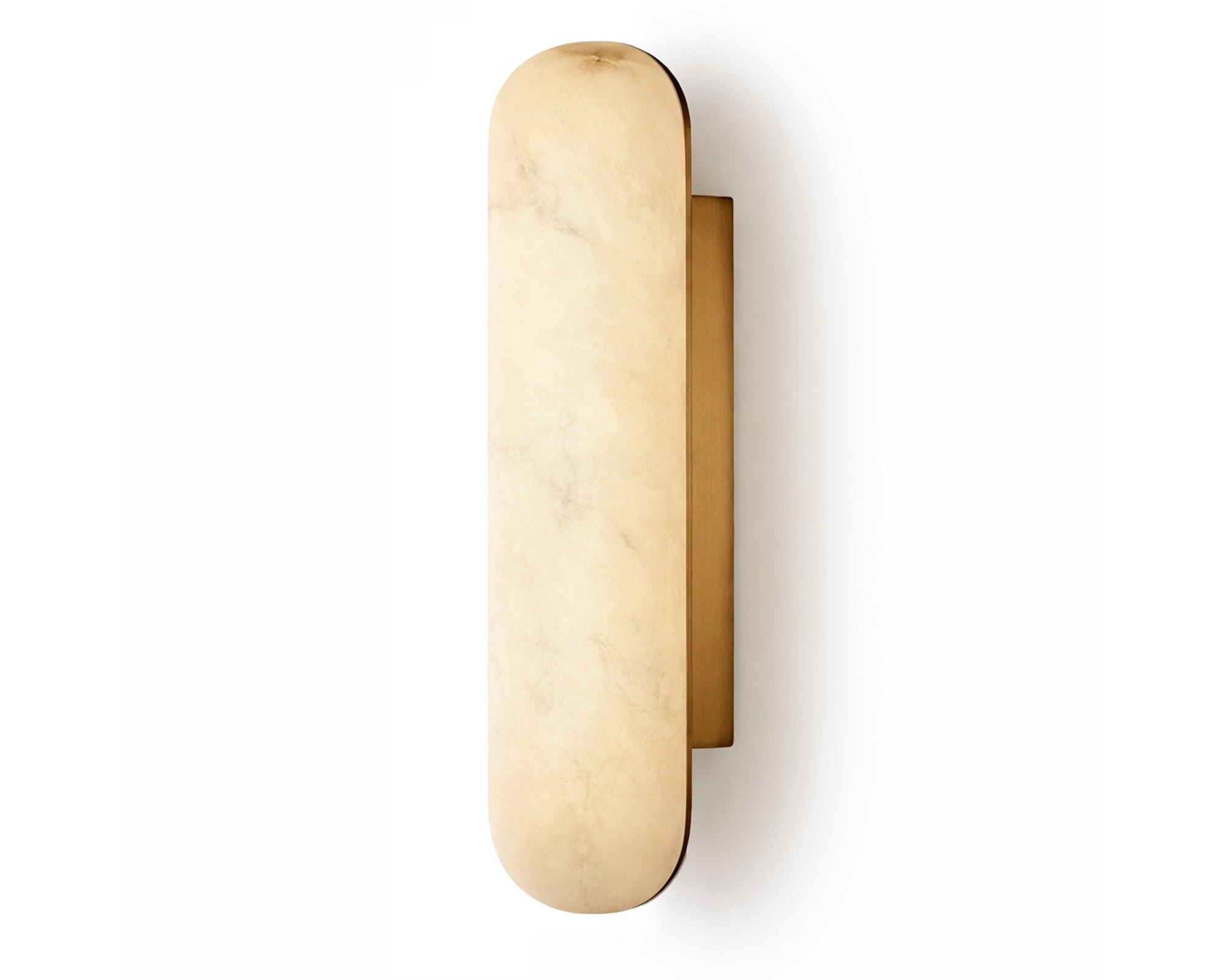 Liang & Eimil Alura IP44 Wall Light - Alabaster and Brushed Brass