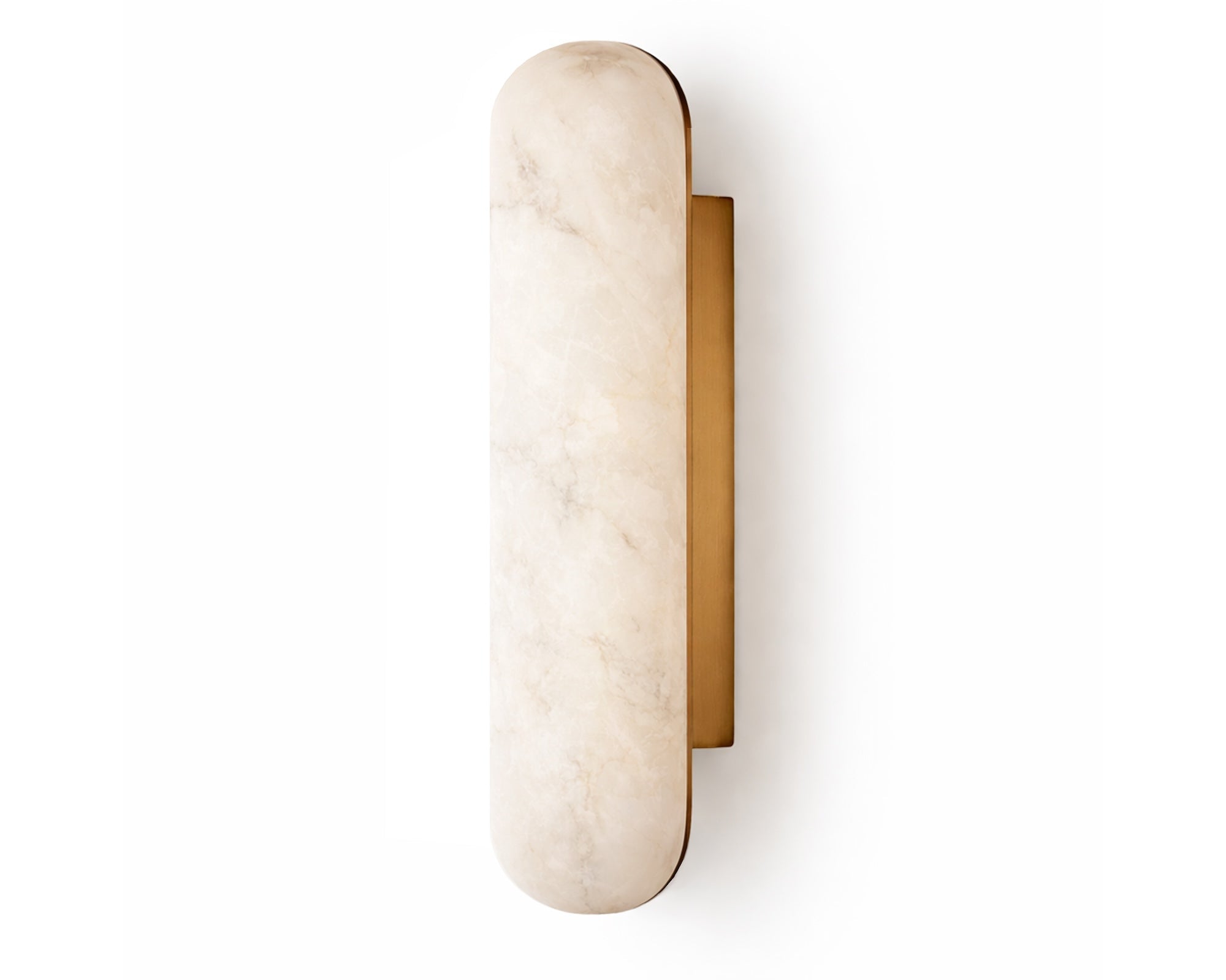 Liang & Eimil Alura IP44 Wall Light - Alabaster and Brushed Brass