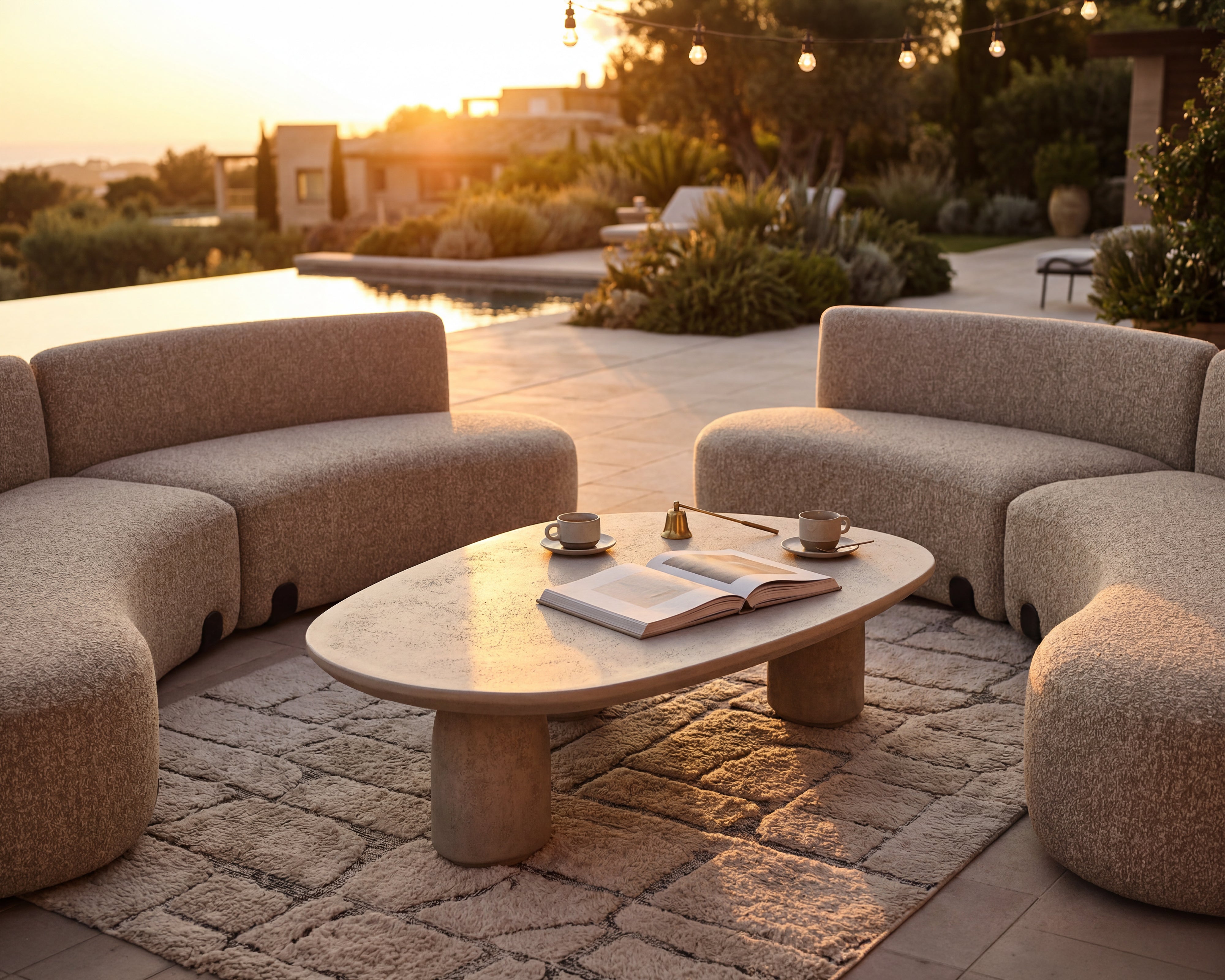 Liang & Eimil Veranda Coffee Table – Limestone