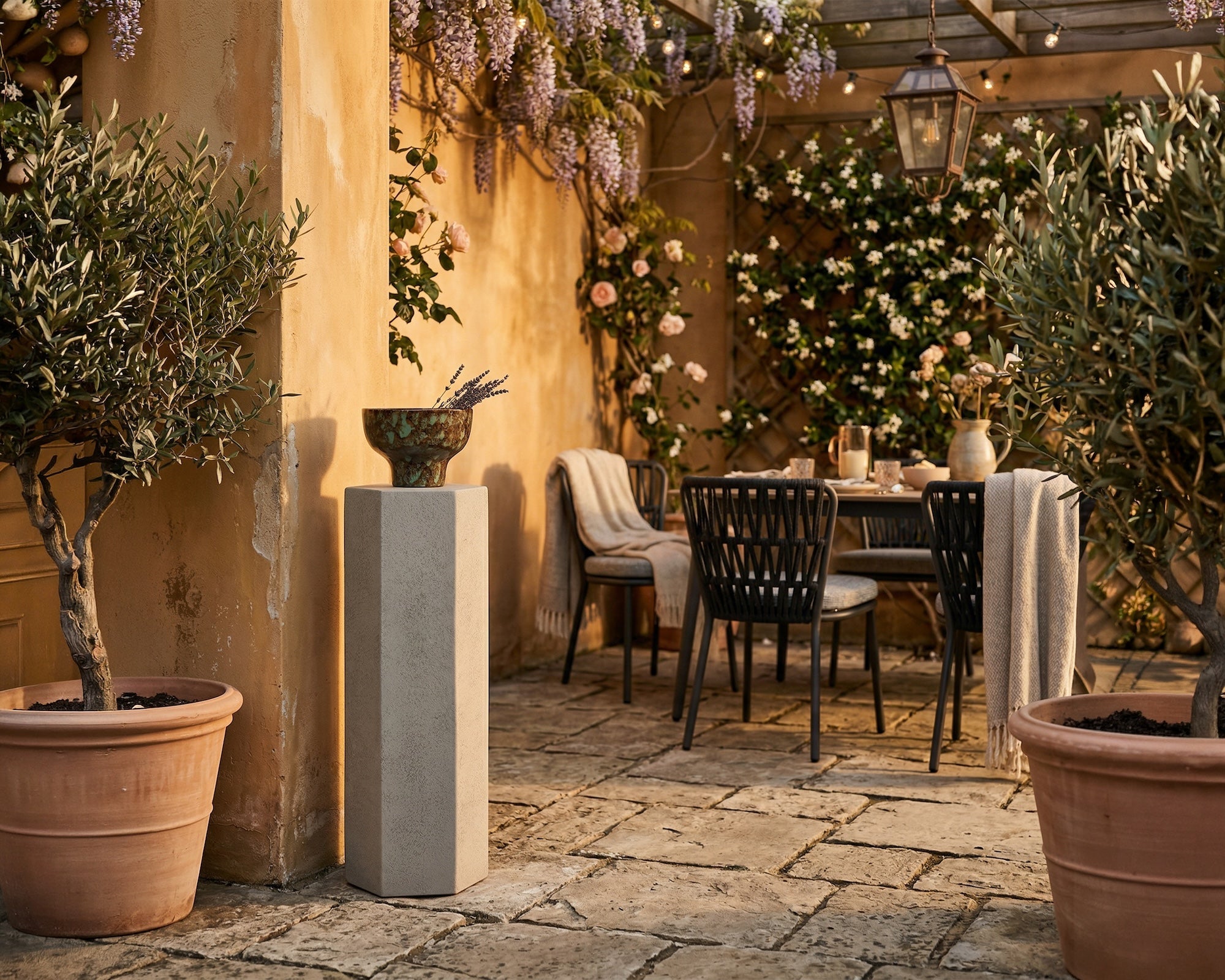 Liang & Eimil Nanpuk Pedestal – Limestone