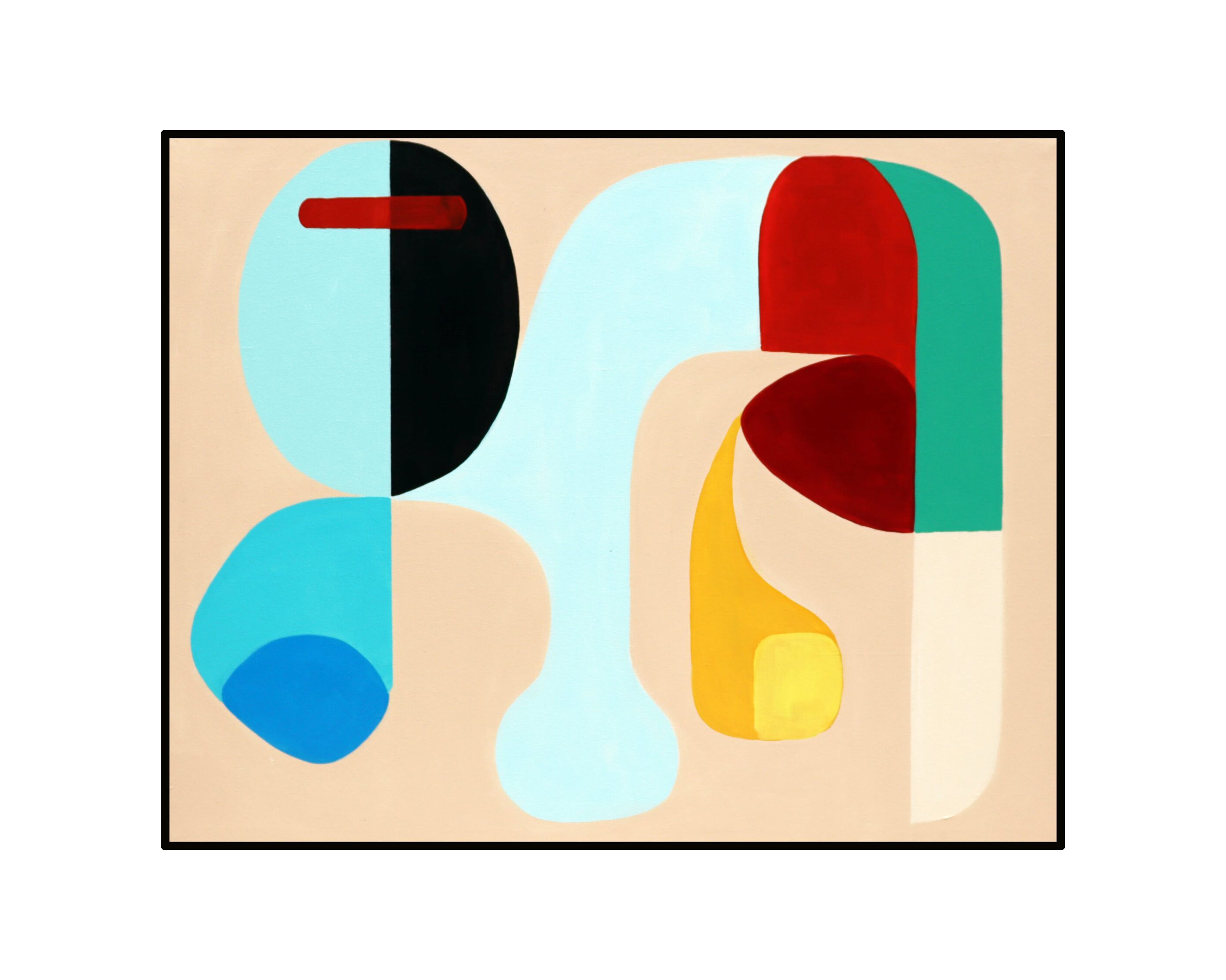Liang & Eimil Polychrome Expression Oil Painting on Canvas