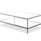 Oliver Coffee Table  -  Antique Silver