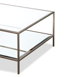 Oliver Coffee Table  -  Antique Silver