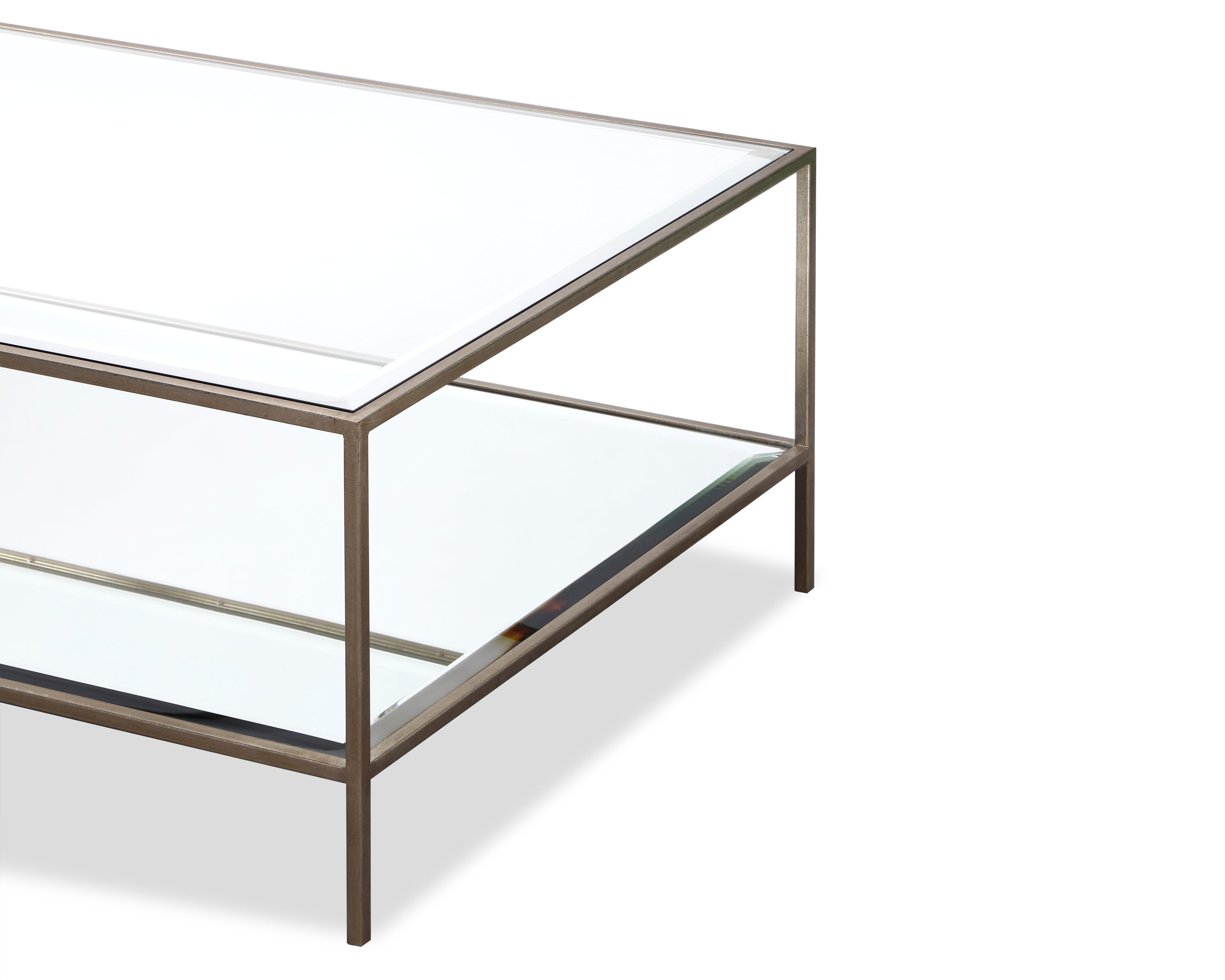 Oliver Coffee Table  -  Antique Silver