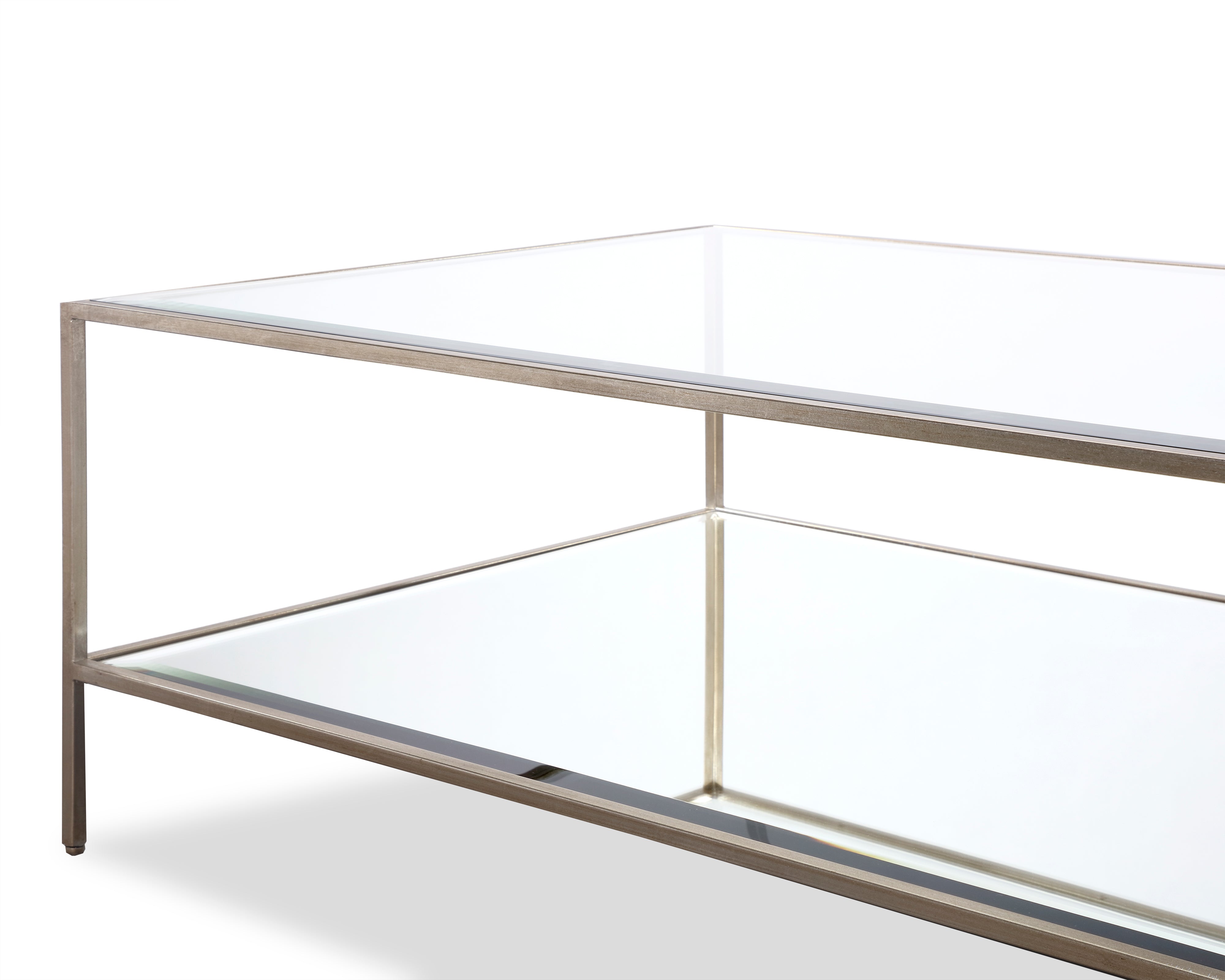 Oliver Coffee Table  -  Antique Silver