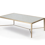 Tarah Coffee Table - Antique Silver Mirror