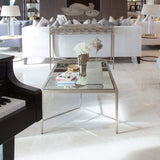 Tarah Coffee Table - Antique Silver Mirror