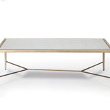 Tarah Coffee Table - Antique Silver Mirror